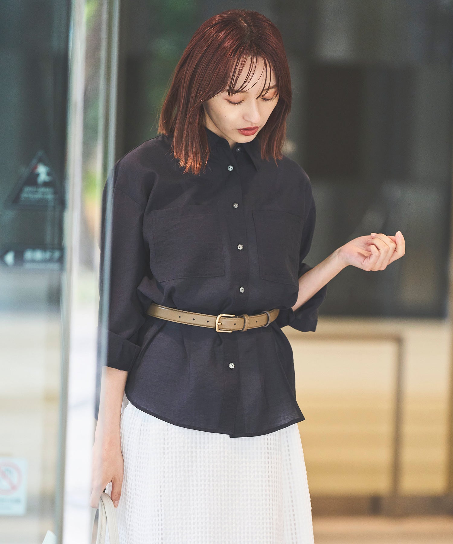 セット対応】シルクブレンドシアーブラウス – Sirin Online Store