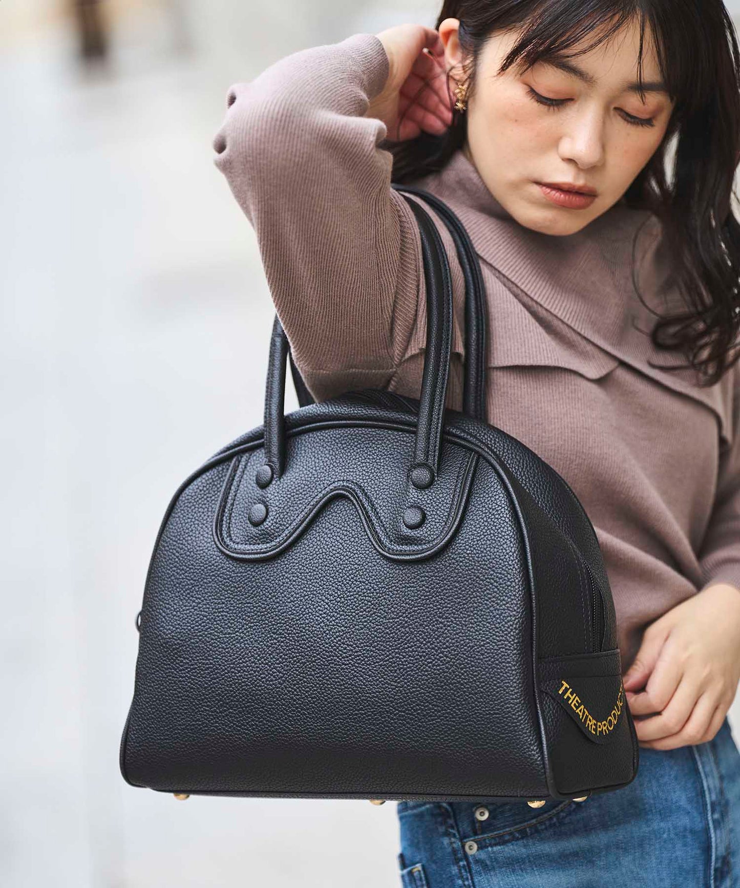 【THEATRE PRODUCTS】レザレットボストンバッグ M