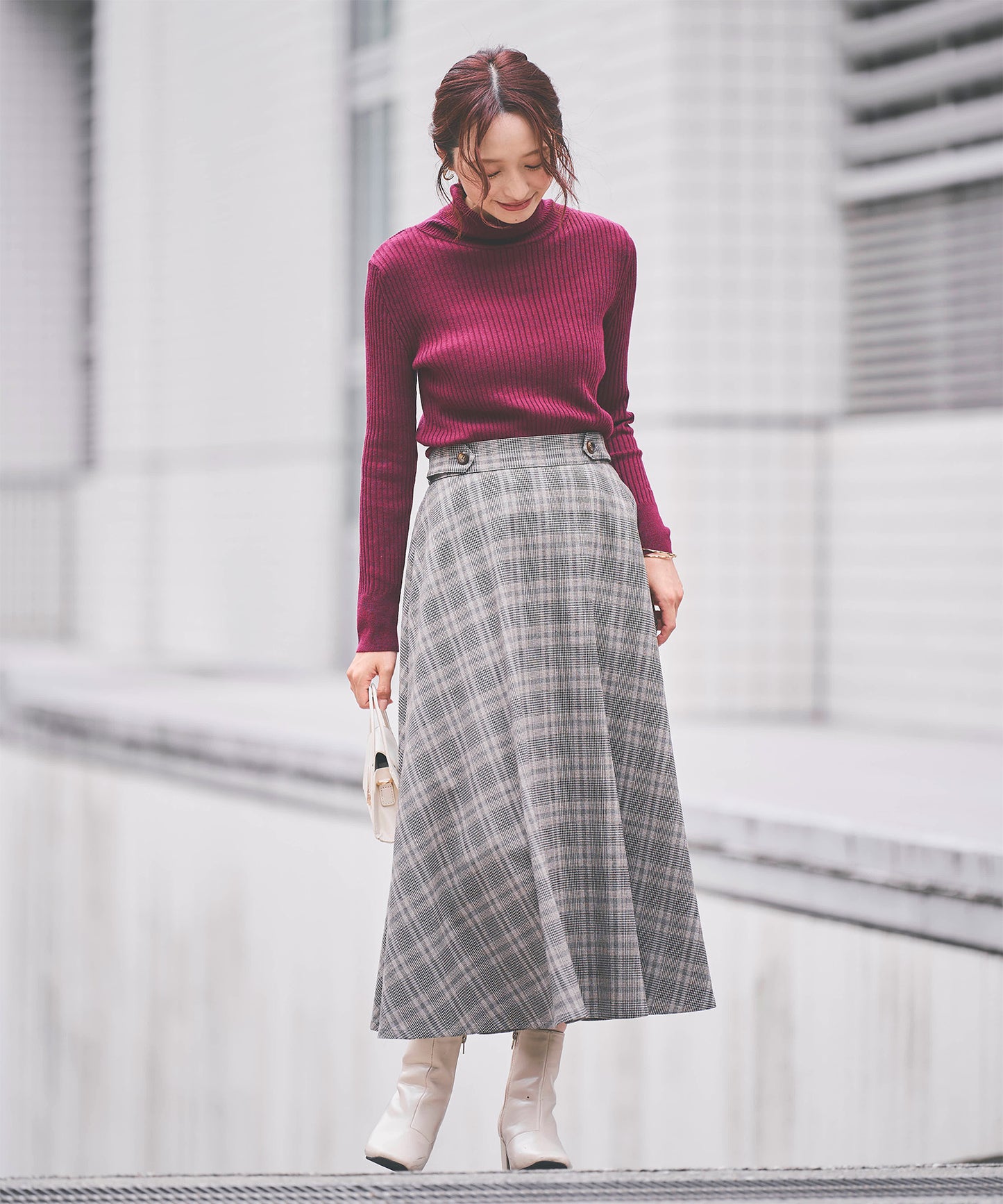《予約商品 9/24 13:00まで10%OFF》【洗える】バックボタンリブタートルニット