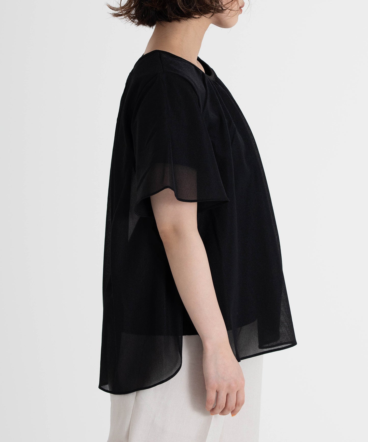 シフォンドッキングカットソー