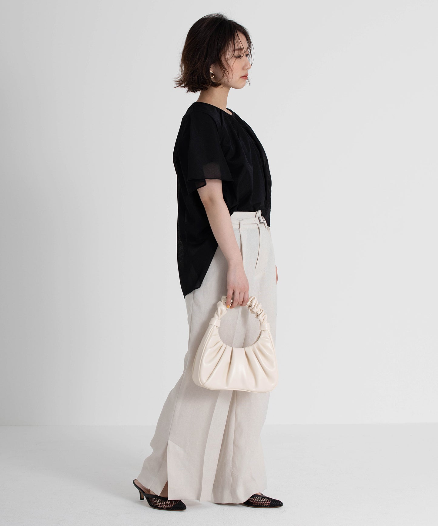 シフォンドッキングカットソー