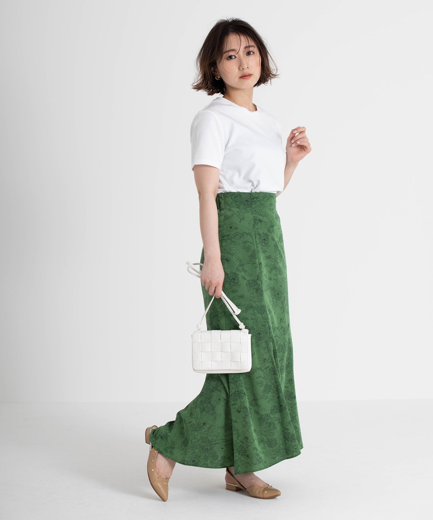 【肌触りなめらか】クルーネックTシャツ