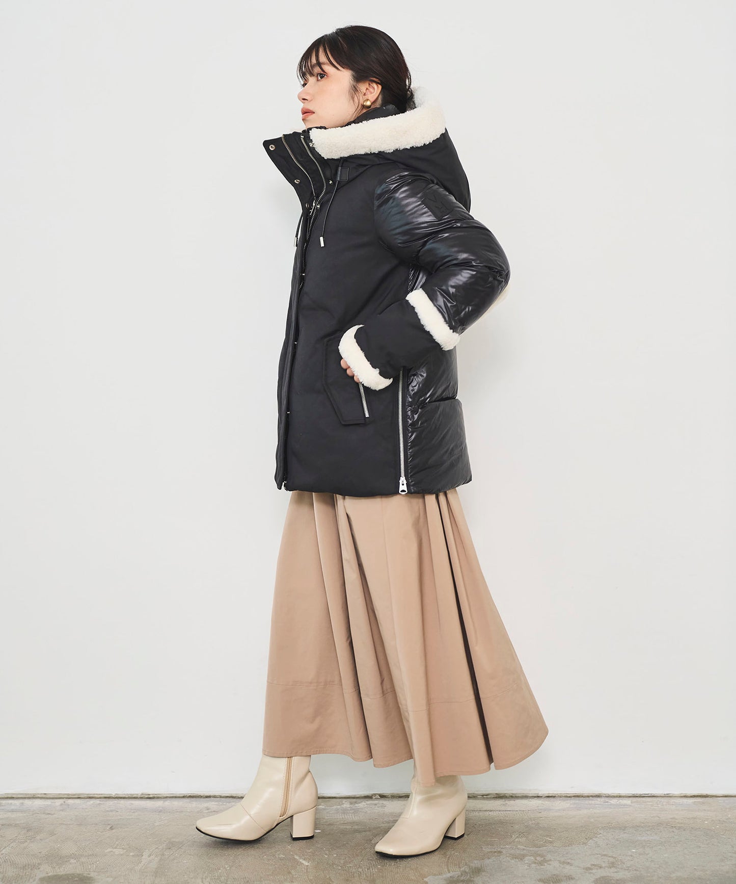 【MACKAGE】CYRAH Ladies Hooded Down JK