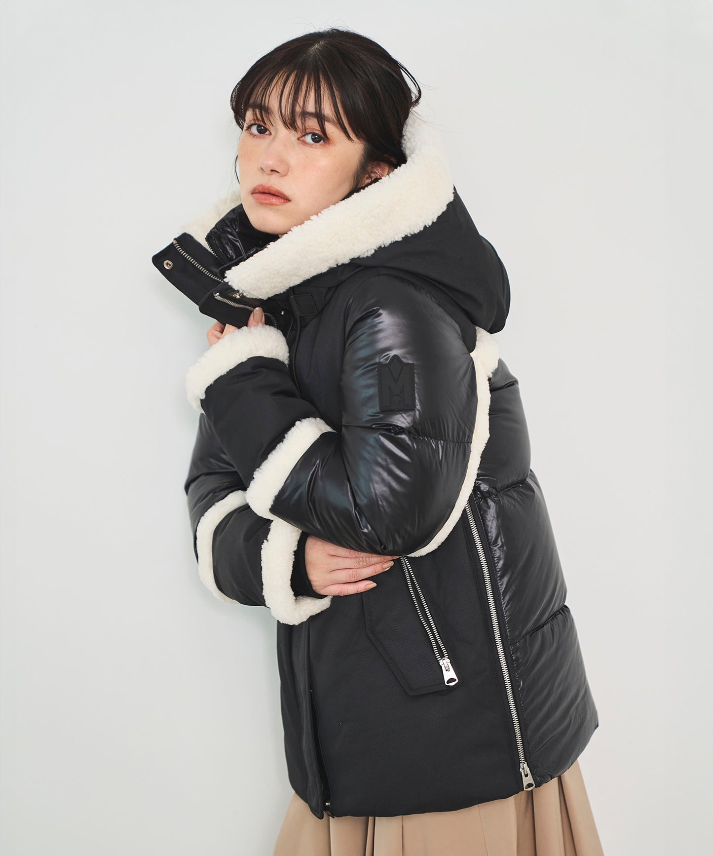 【MACKAGE】CYRAH Ladies Hooded Down JK