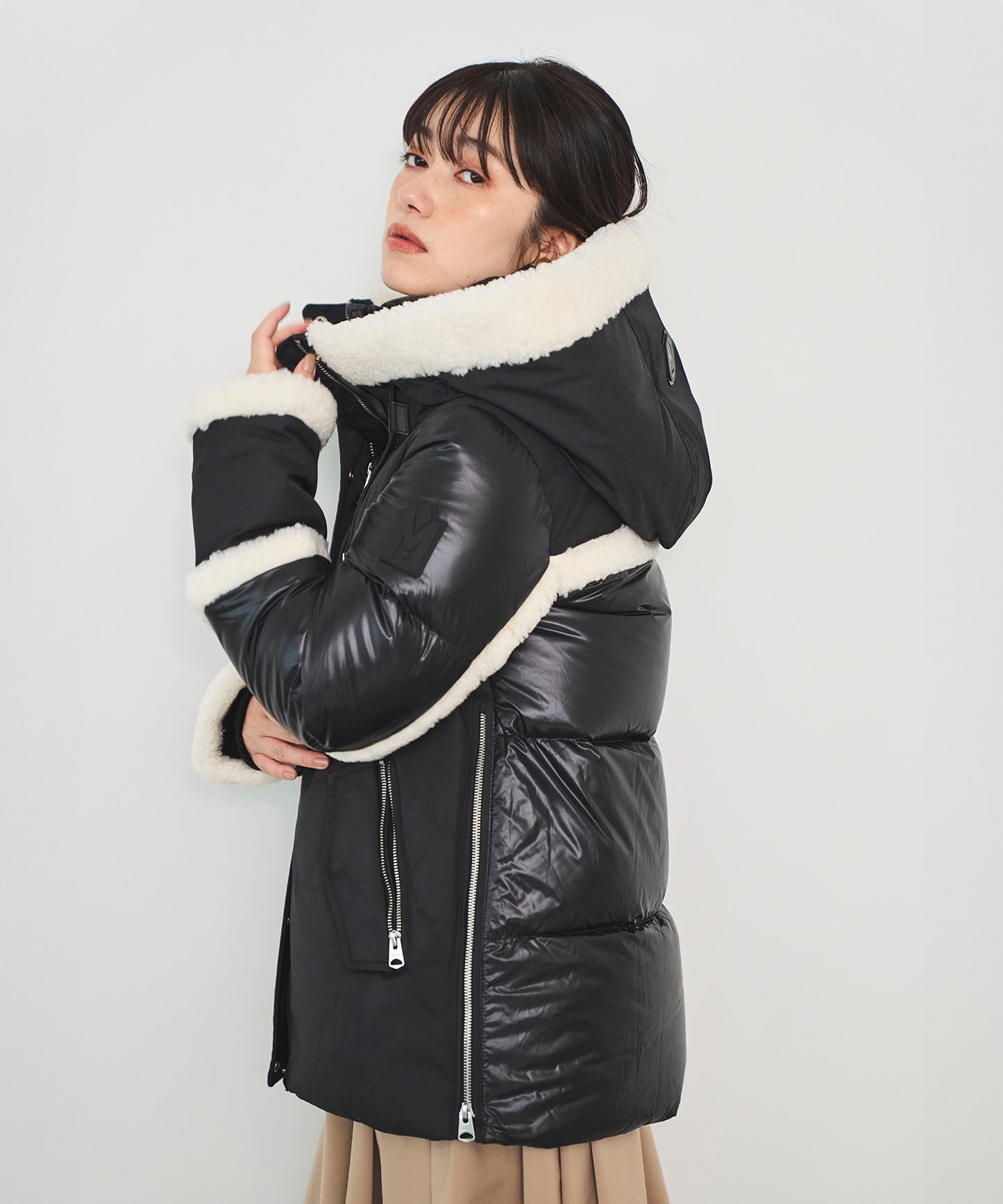 【MACKAGE】CYRAH Ladies Hooded Down JK