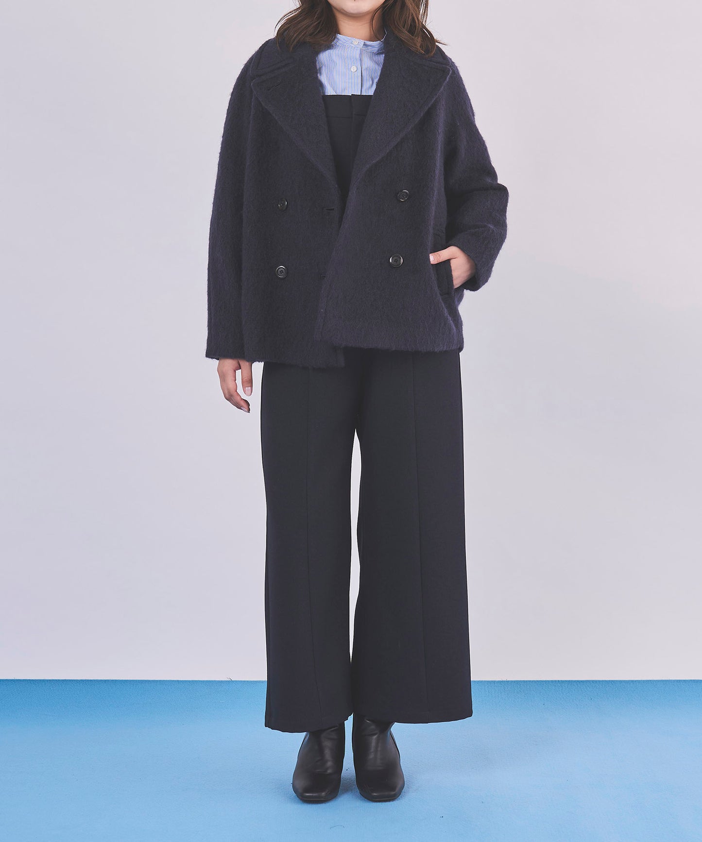 《予約商品 10/1 13:00まで10%OFF》【軽量・新色展開】ミドルシャギーコート