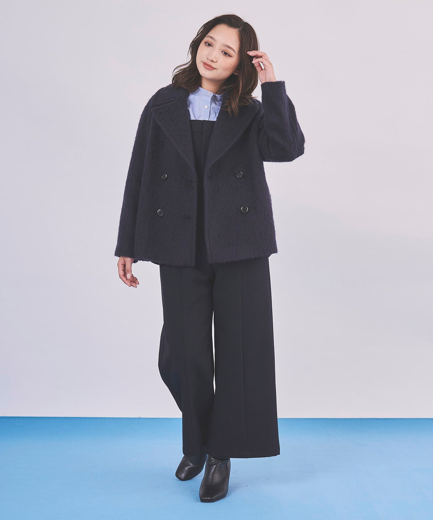 《予約商品 10/1 13:00まで10%OFF》【軽量・新色展開】ミドルシャギーコート