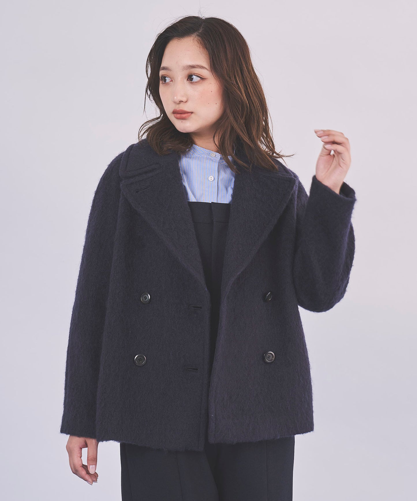 《予約商品 10/1 13:00まで10%OFF》【軽量・新色展開】ミドルシャギーコート
