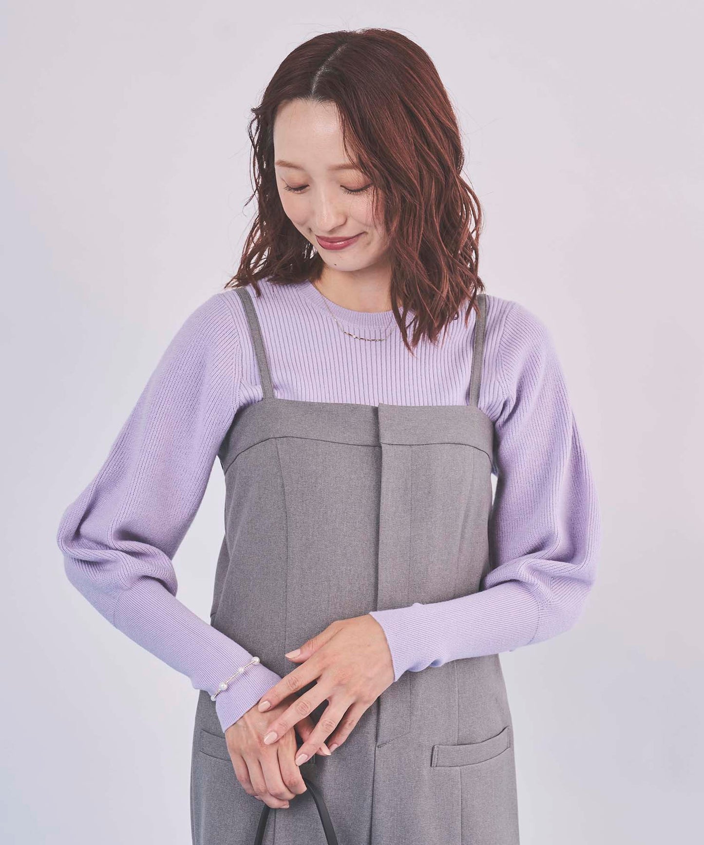 《予約商品 8/29 13:00まで10%OFF》【新色展開】 ボリュームスリーブリブニット