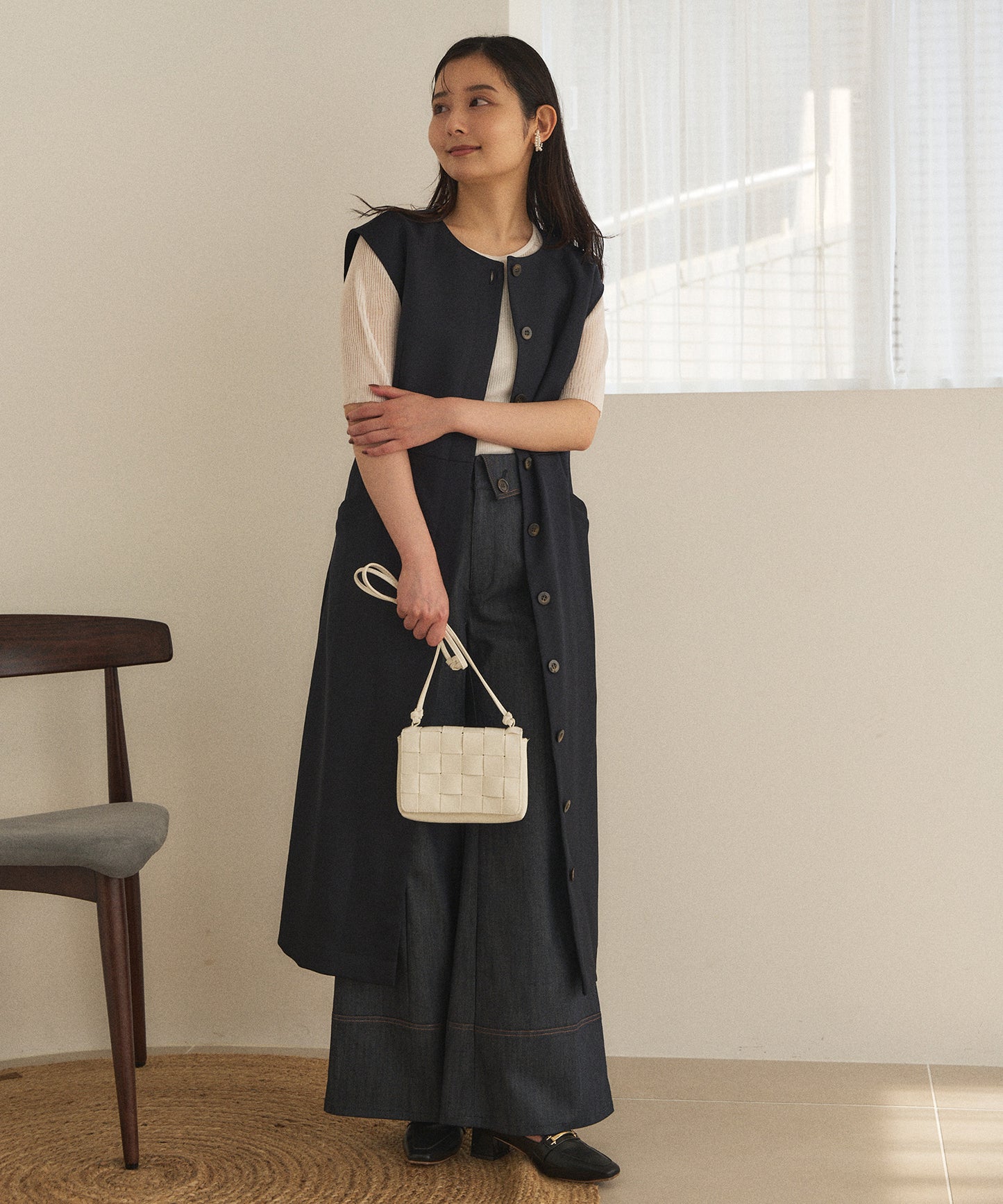 インディゴ/ 152㎝ Sサイズ着用