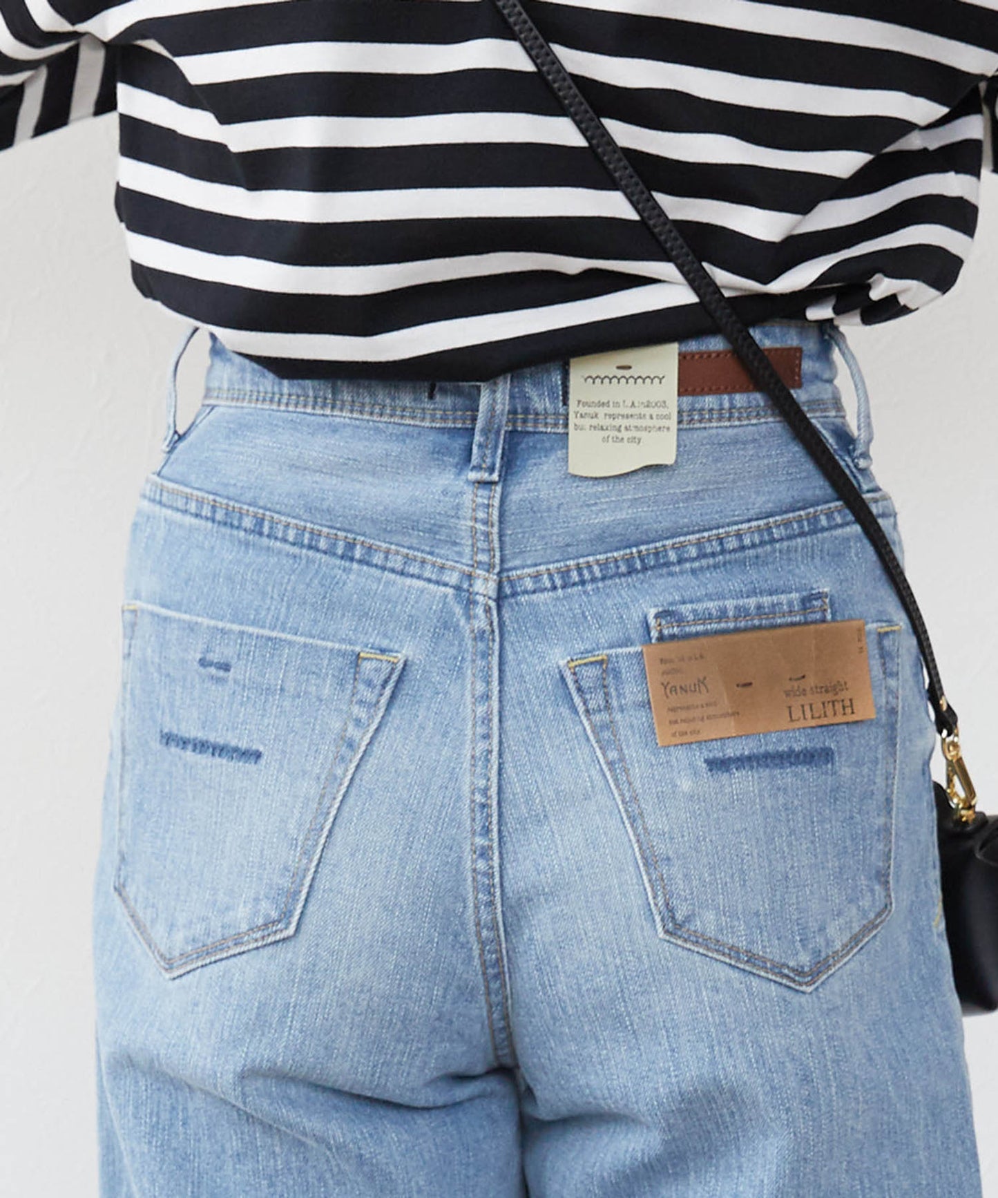 【YANUK】LILITH スラブデニムワイドストレート