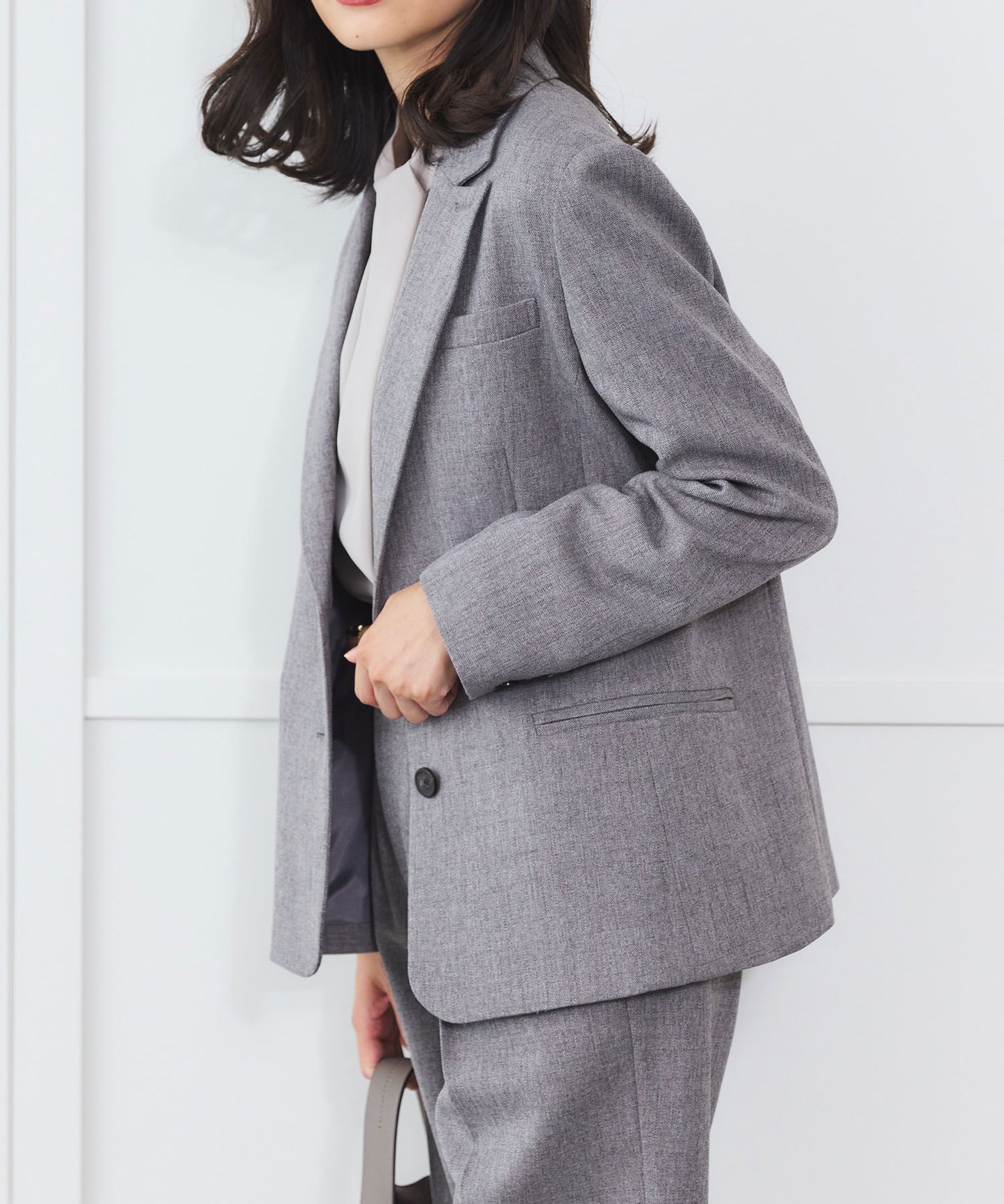 《予約商品 10/22 13:00まで10%OFF》【セット対応】シャークスキン シングルジャケット
