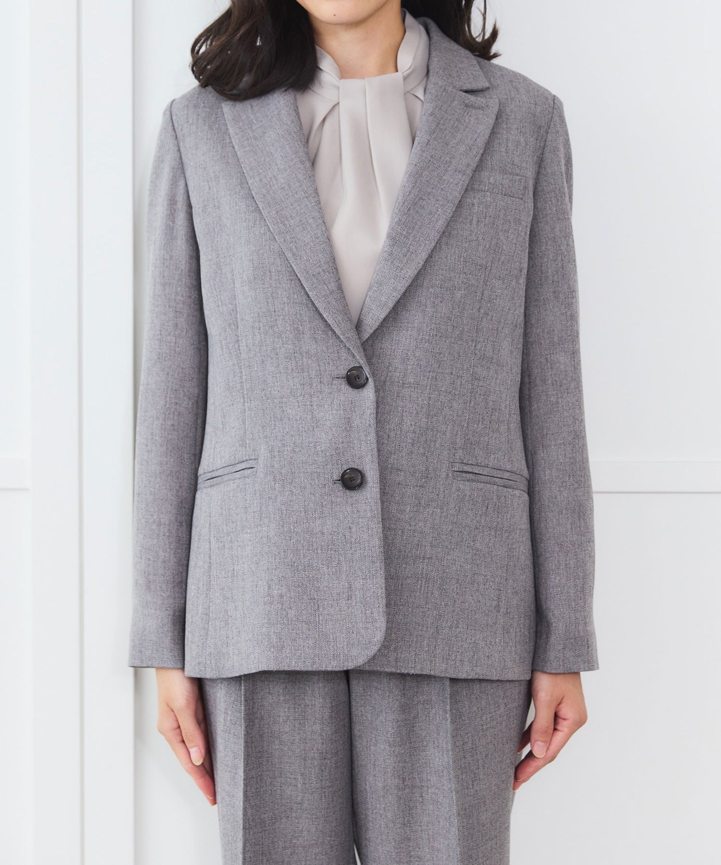 《予約商品 10/22 13:00まで10%OFF》【セット対応】シャークスキン シングルジャケット