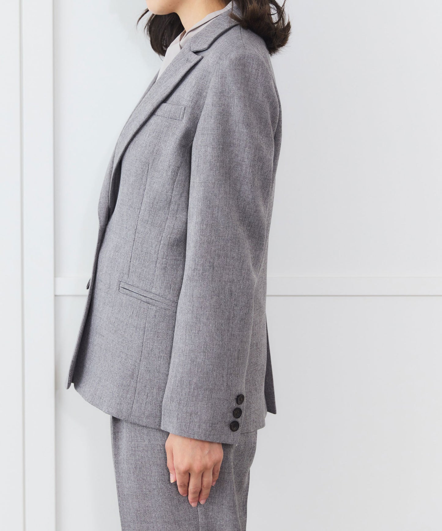 《予約商品 10/22 13:00まで10%OFF》【セット対応】シャークスキン シングルジャケット