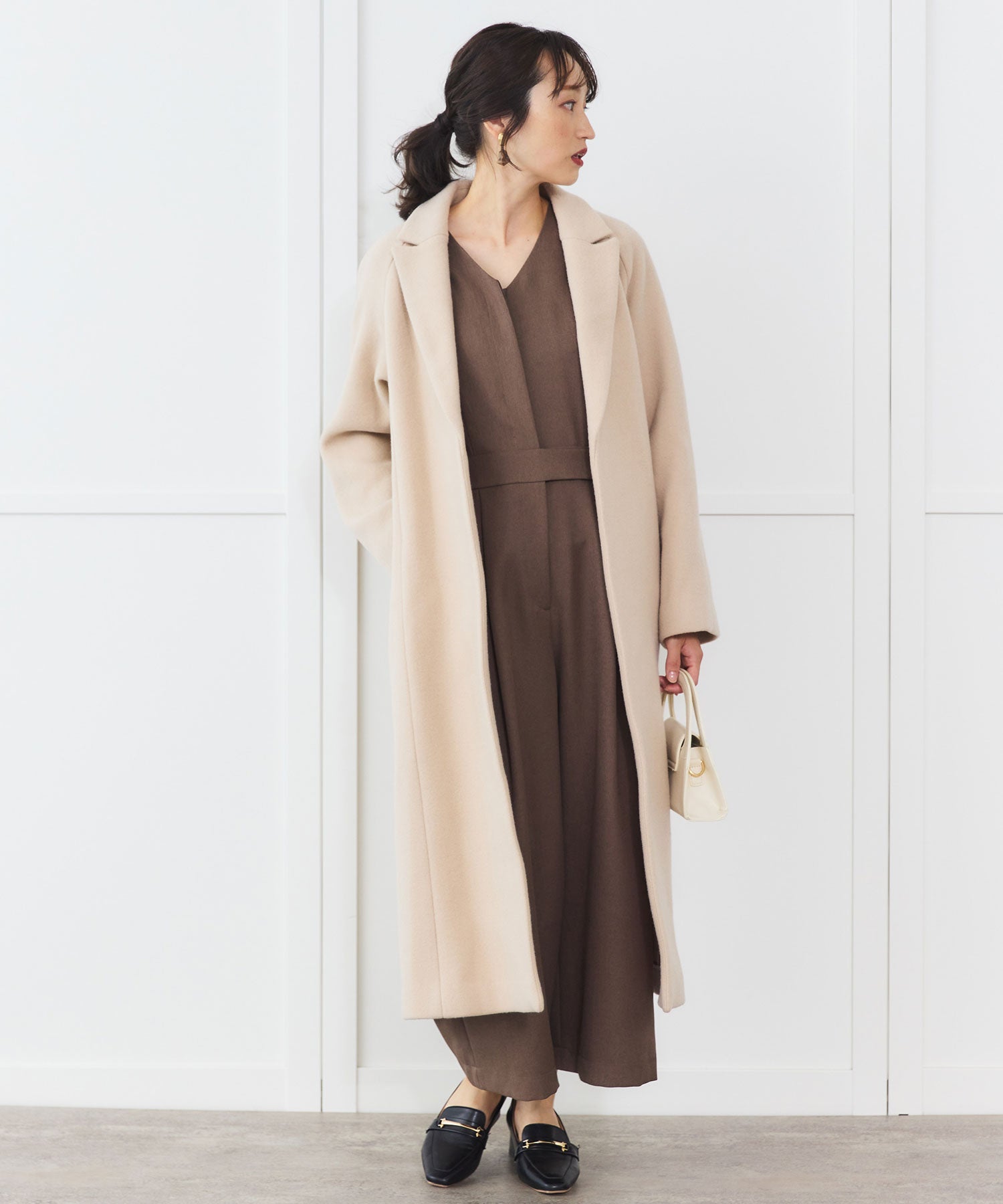 PECOLAMB】 ウールメルトンガウンコート – Sirin Online Store
