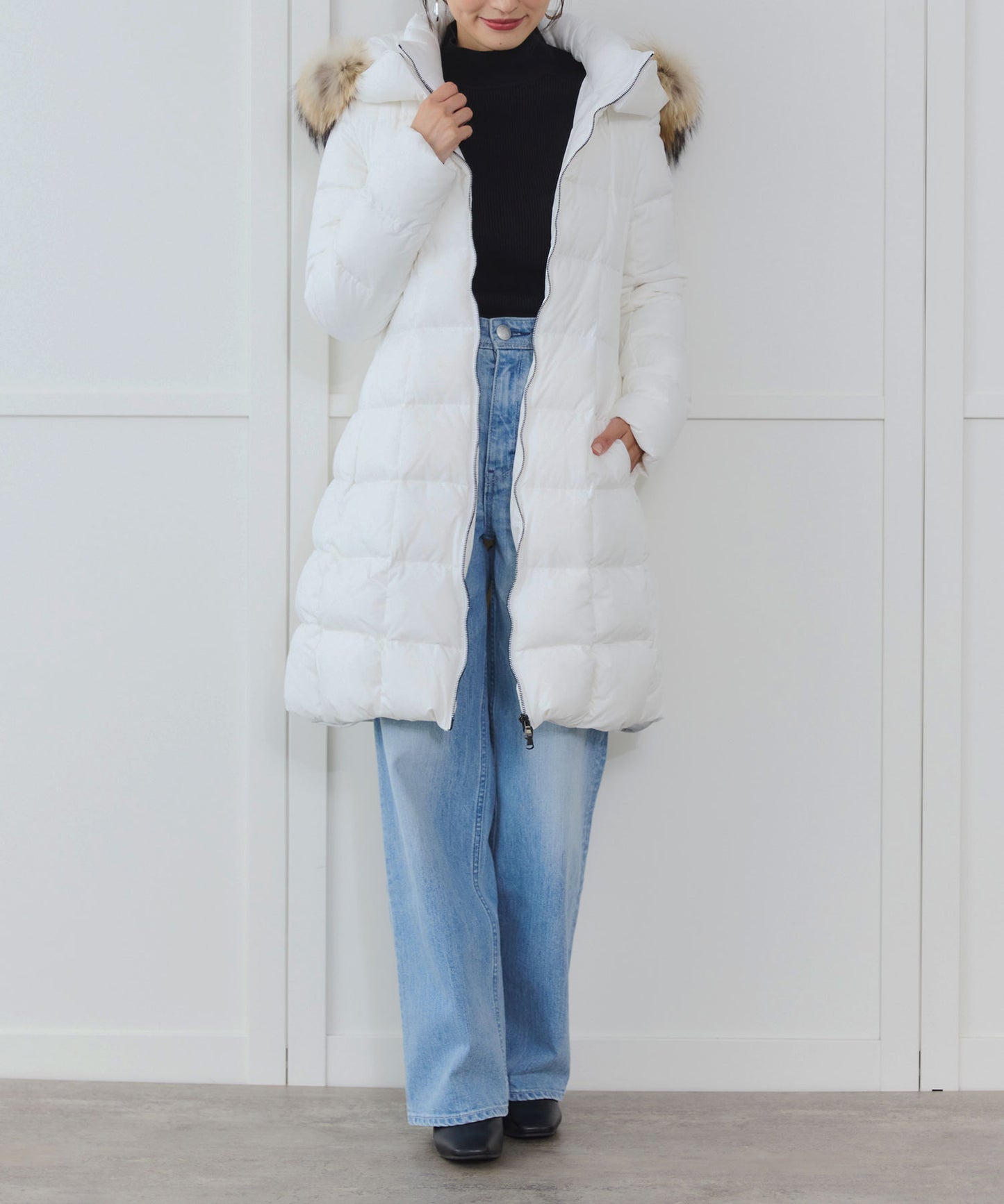 ホワイト/153cm Sサイズ着用