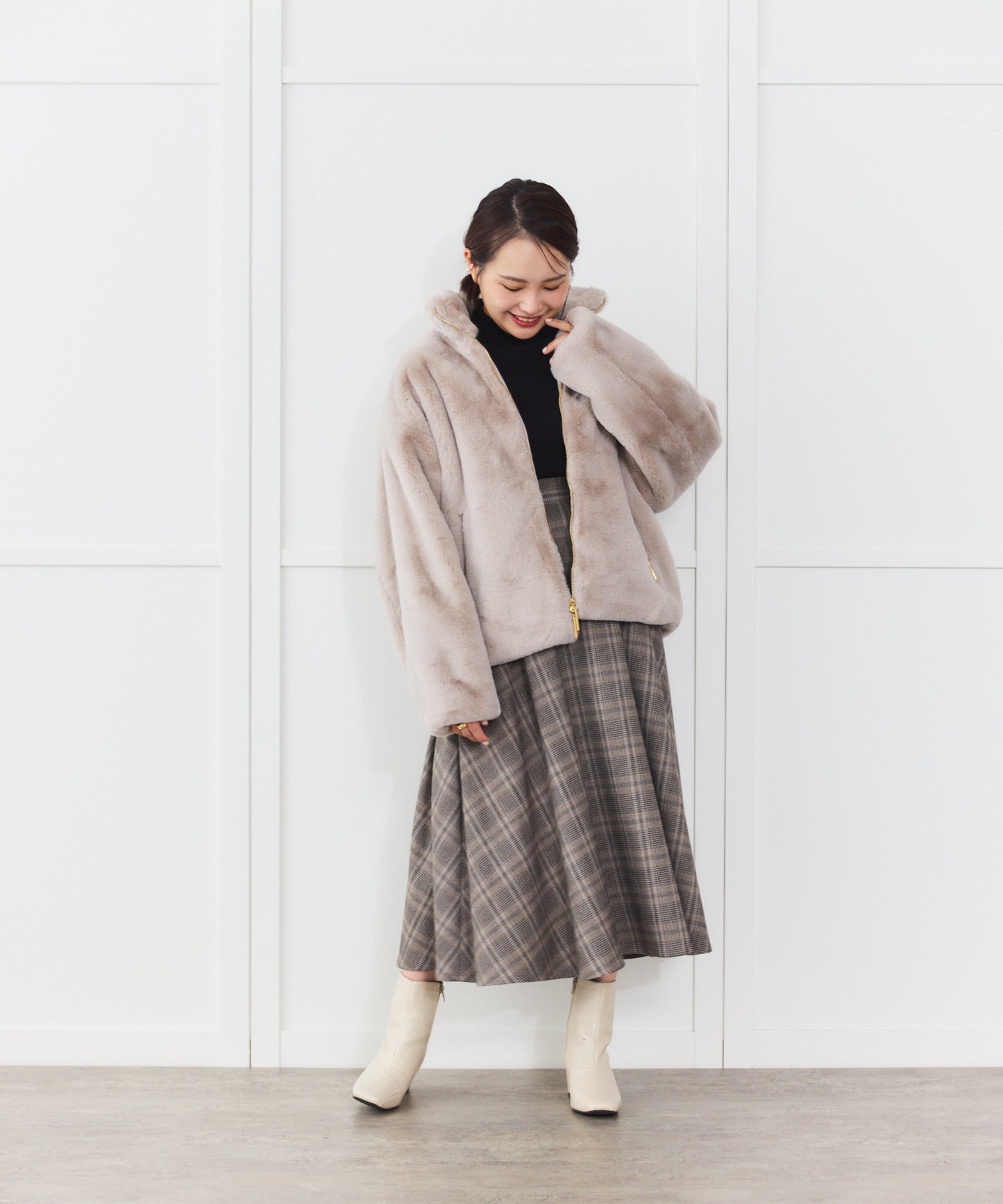 【TATRAS】BARBRA ボアブルゾン