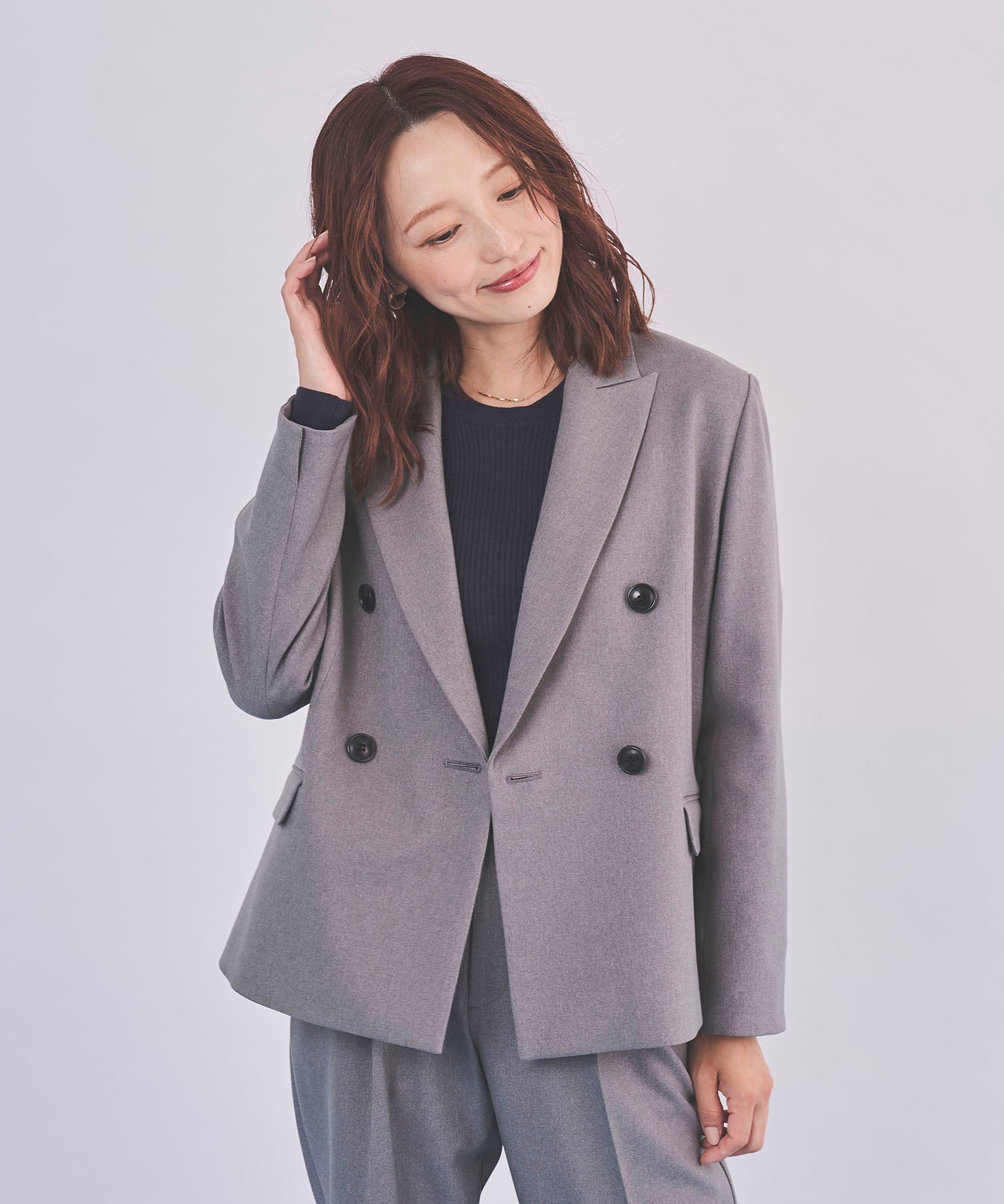 セット対応】イージーケア ダブルボタンジャケット – Sirin Online Store