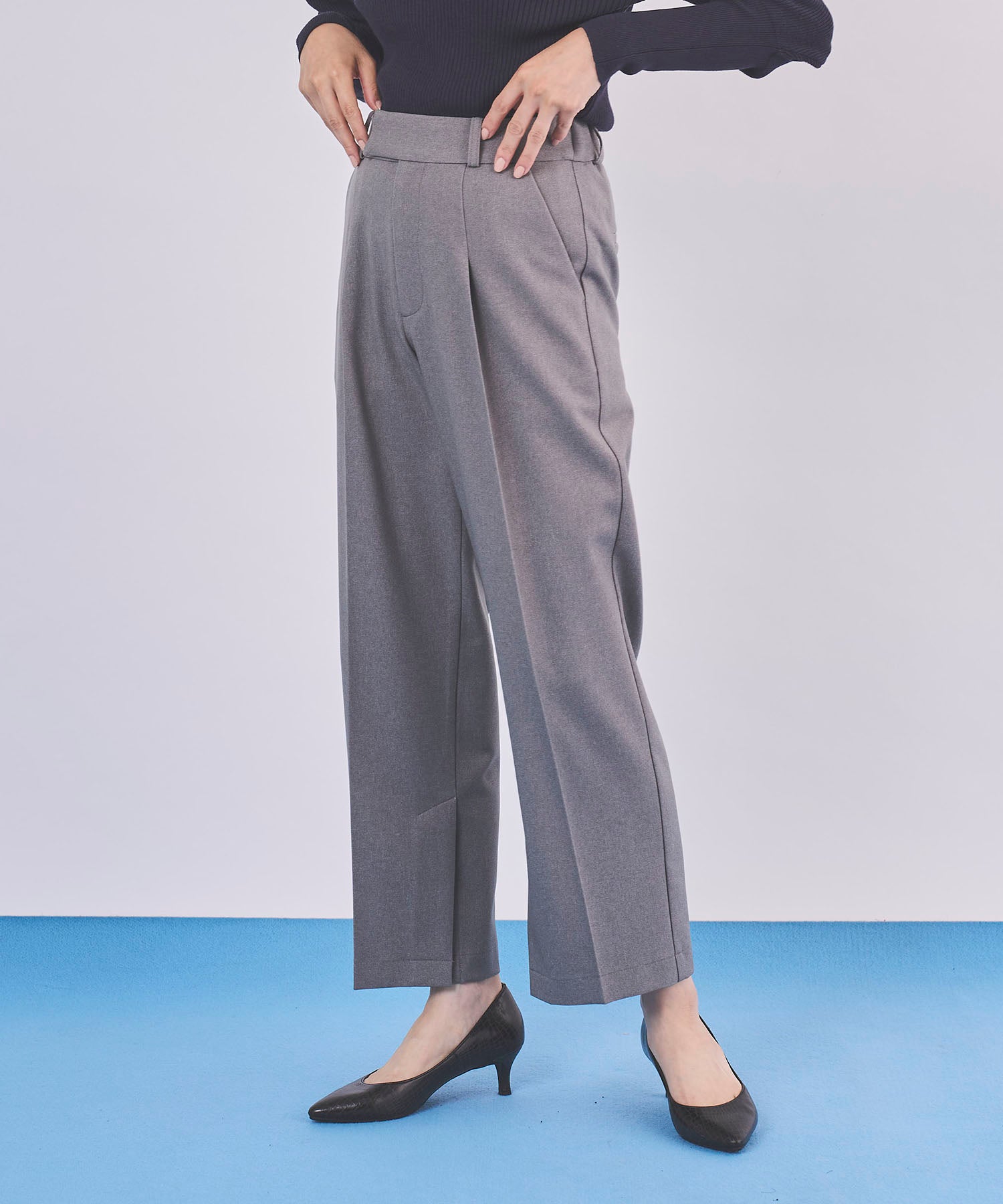 セット対応】イージーケア スリットストレートパンツ – Sirin Online Store