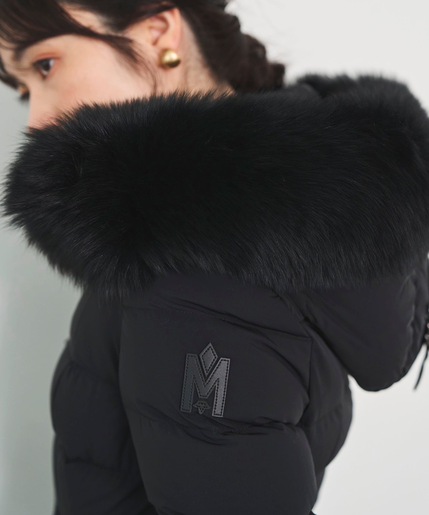 【MACKAGE】CALLA-BX Ladies Hooded Light Down CT