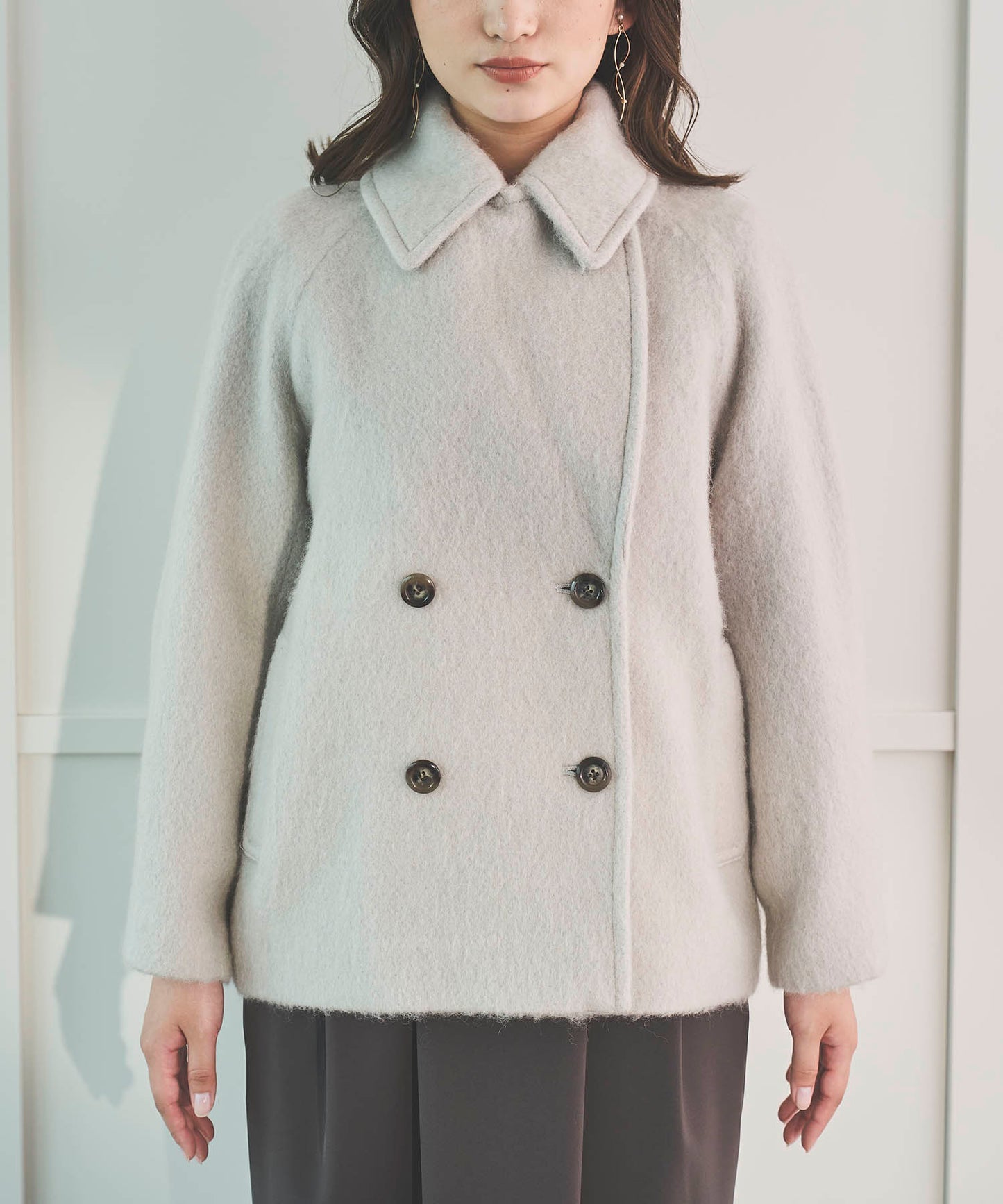《予約商品 10/1 13:00まで10%OFF》【軽量・新色展開】ミドルシャギーコート