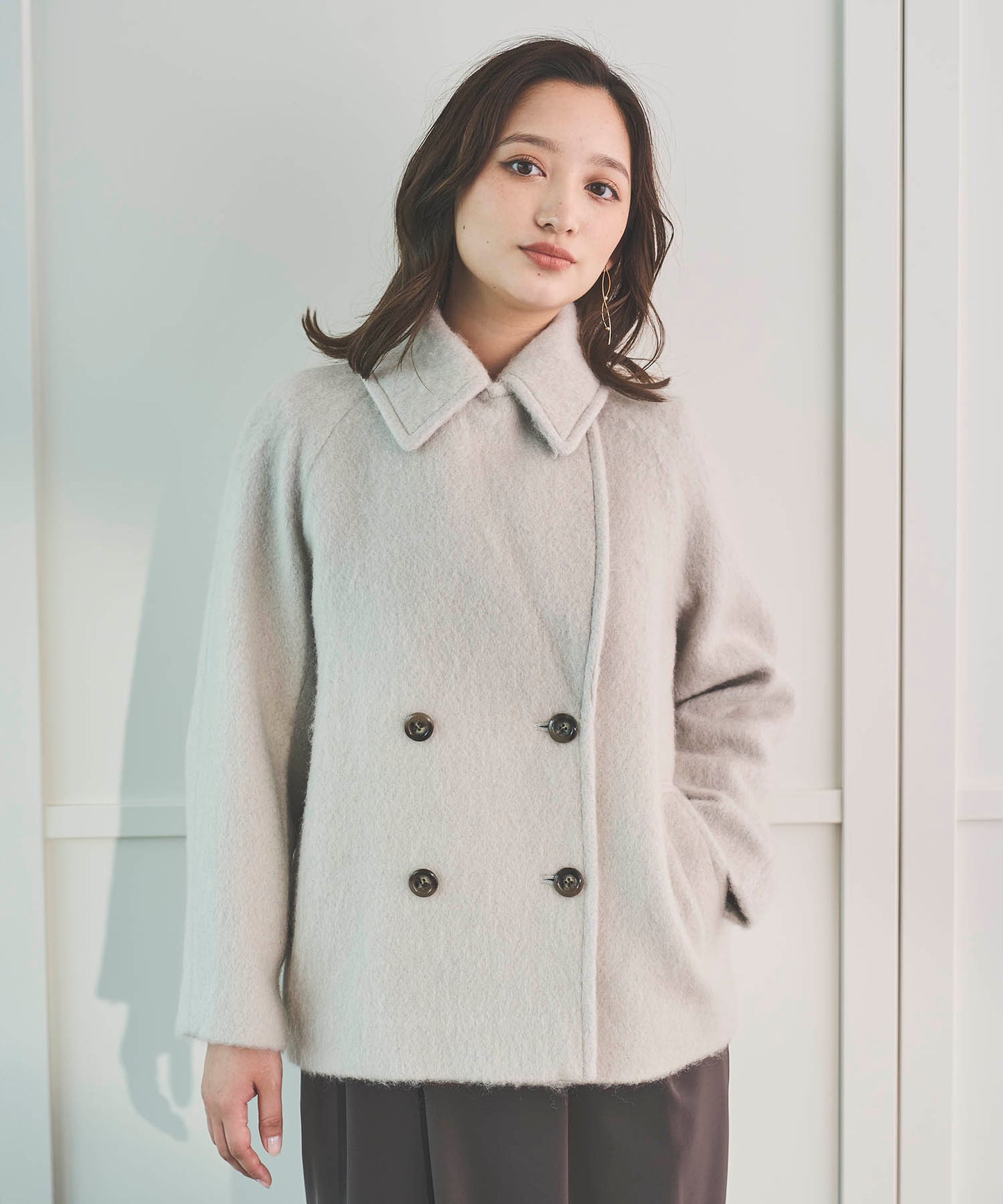 《予約商品 10/1 13:00まで10%OFF》【軽量・新色展開】ミドルシャギーコート