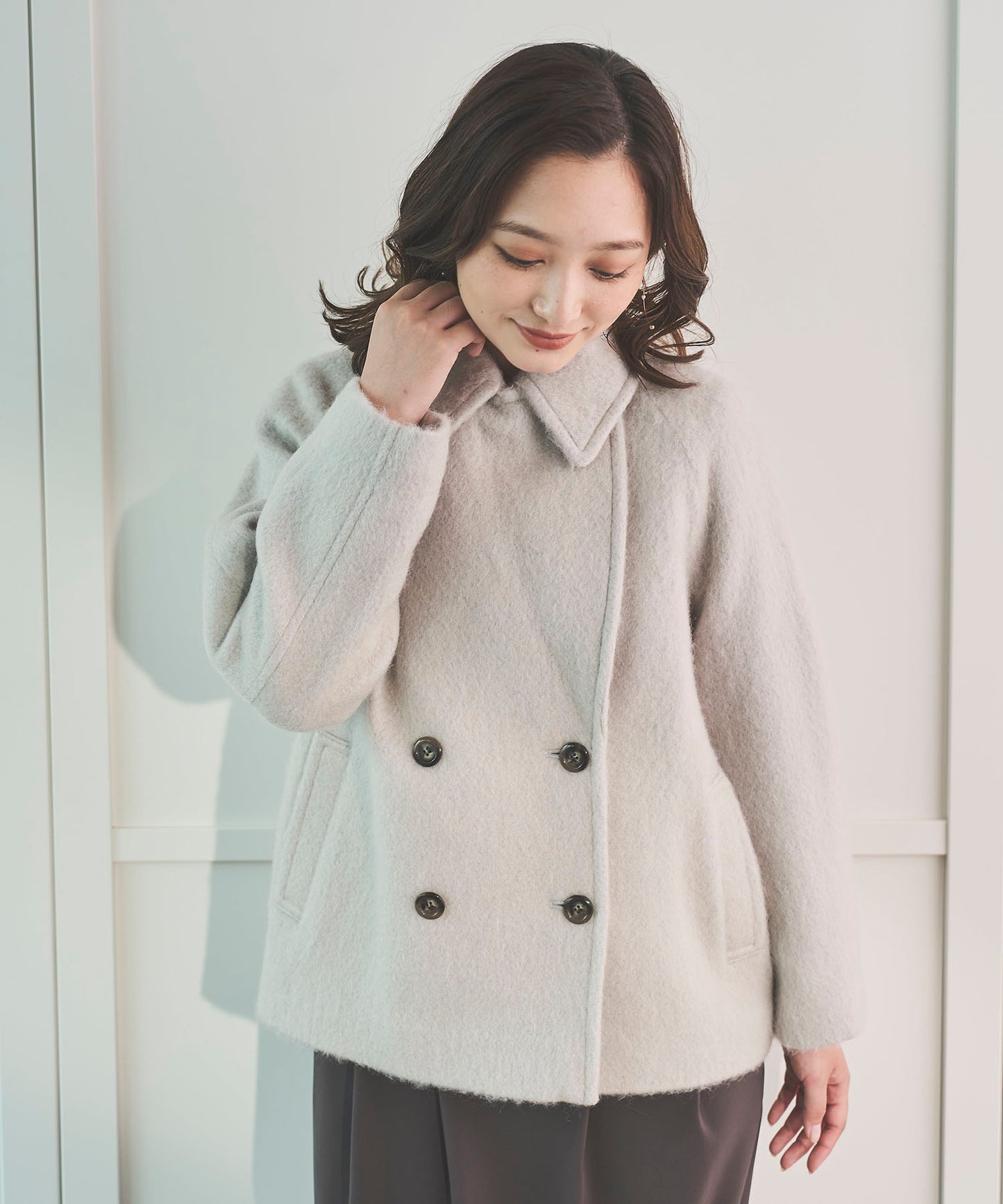 《予約商品 10/1 13:00まで10%OFF》【軽量・新色展開】ミドルシャギーコート
