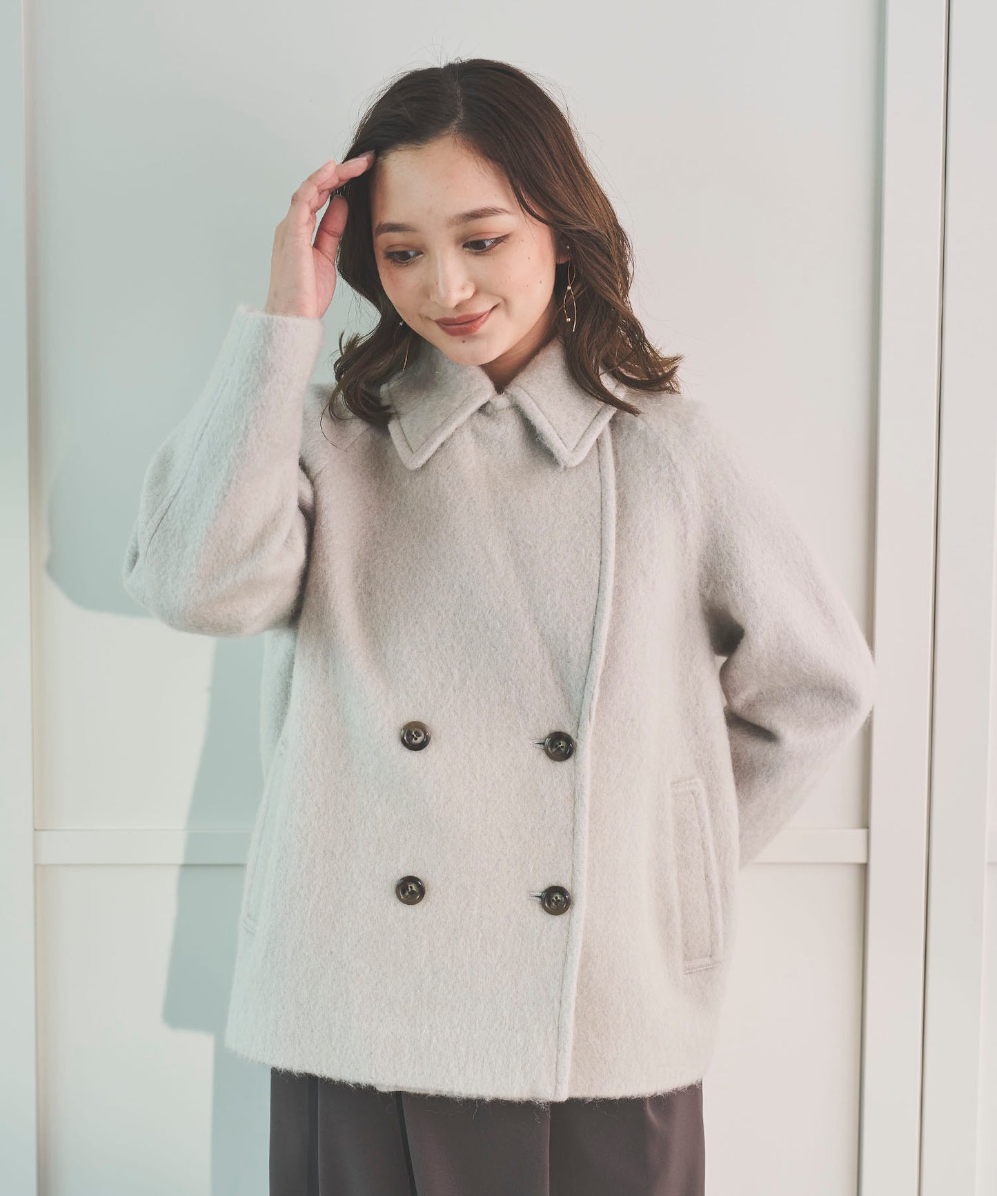 《予約商品 10/1 13:00まで10%OFF》【軽量・新色展開】ミドルシャギーコート