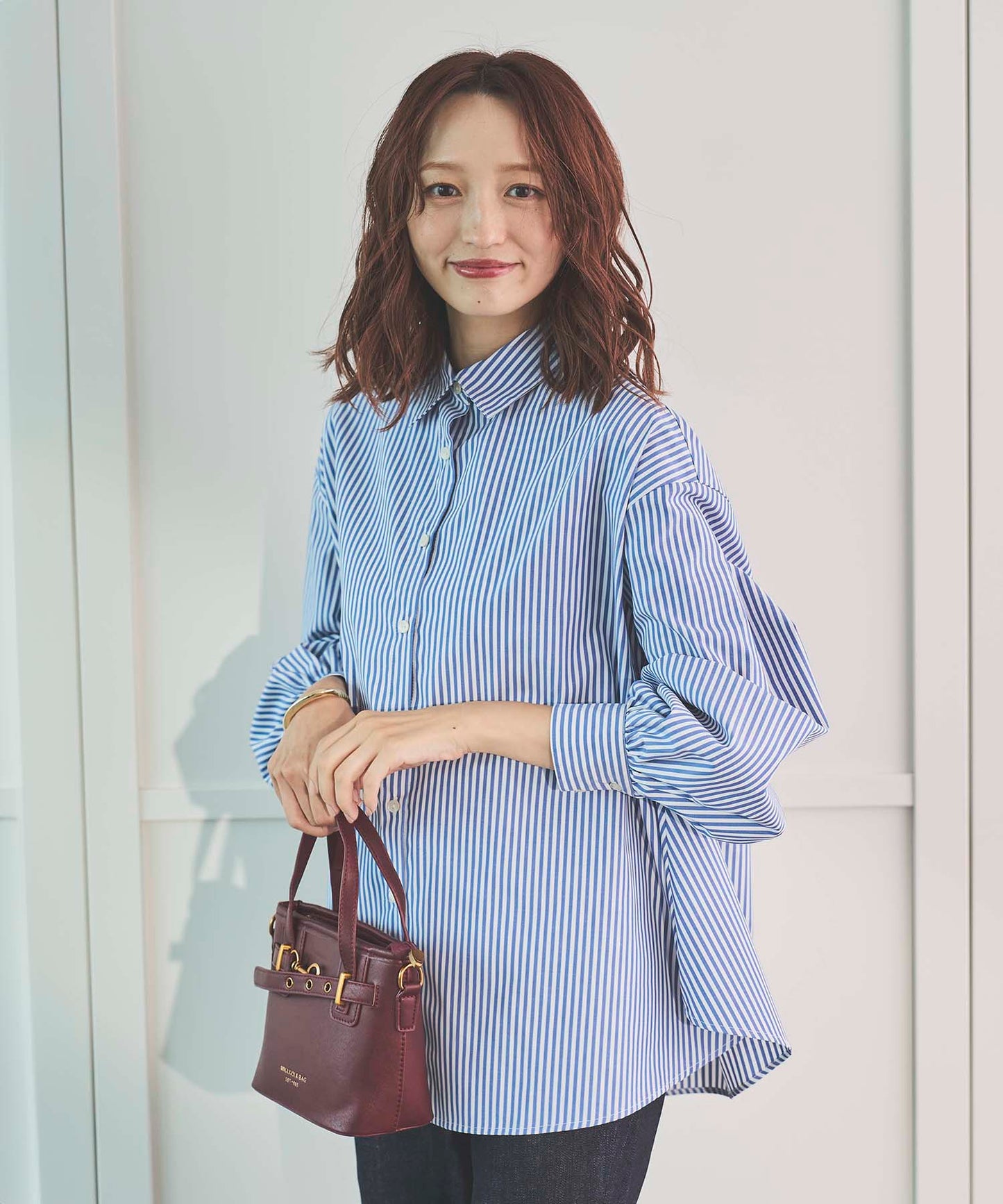 《予約商品 8/27 13:00まで10%OFF》バックボタンオーバーシャツ