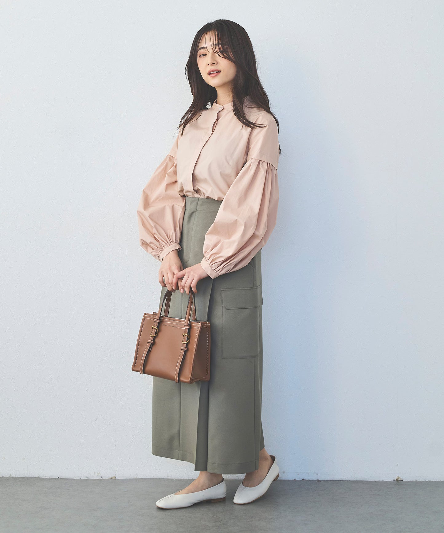 《予約商品》ボリュームスリーブブラウス
