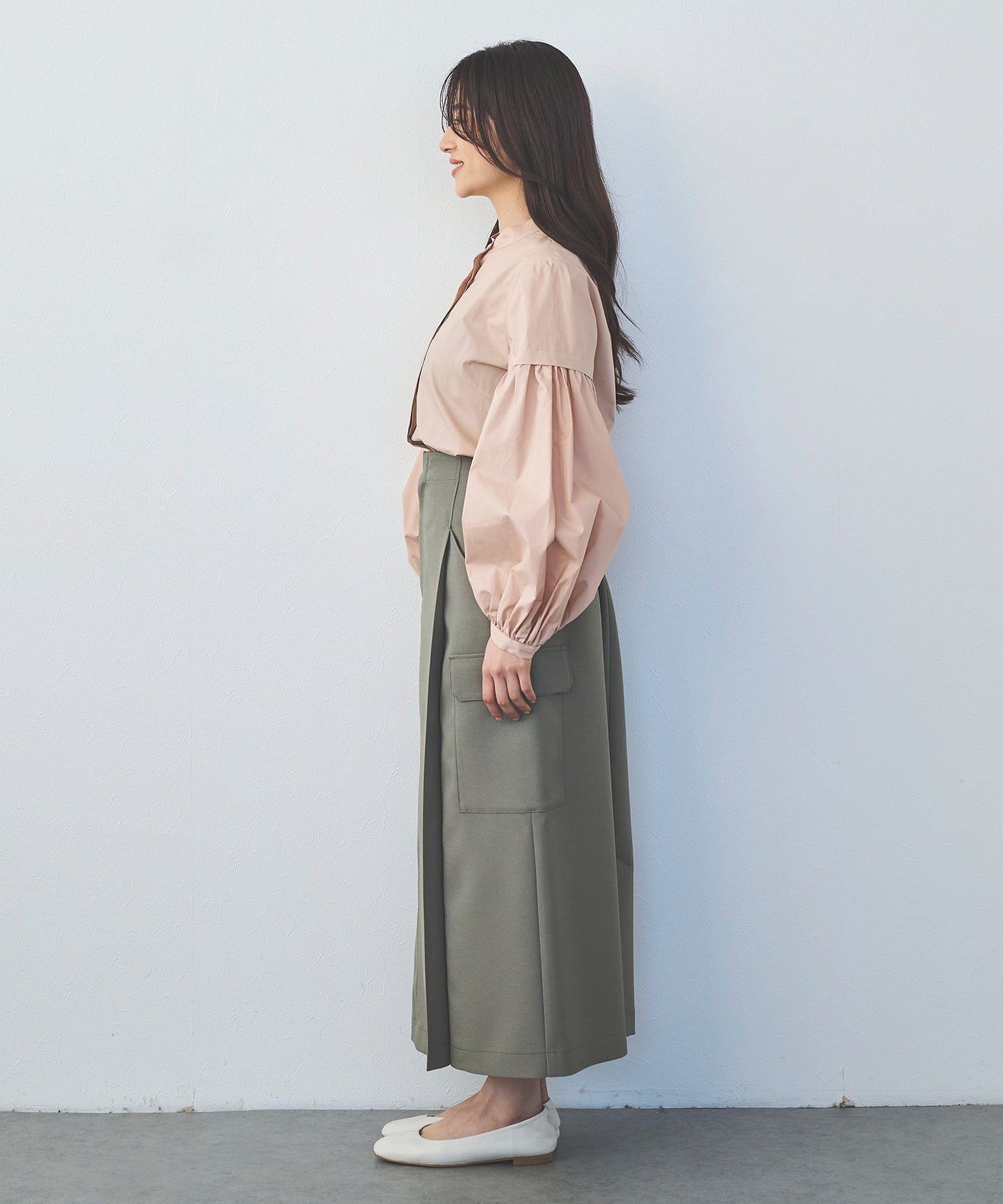 《予約商品》ボリュームスリーブブラウス