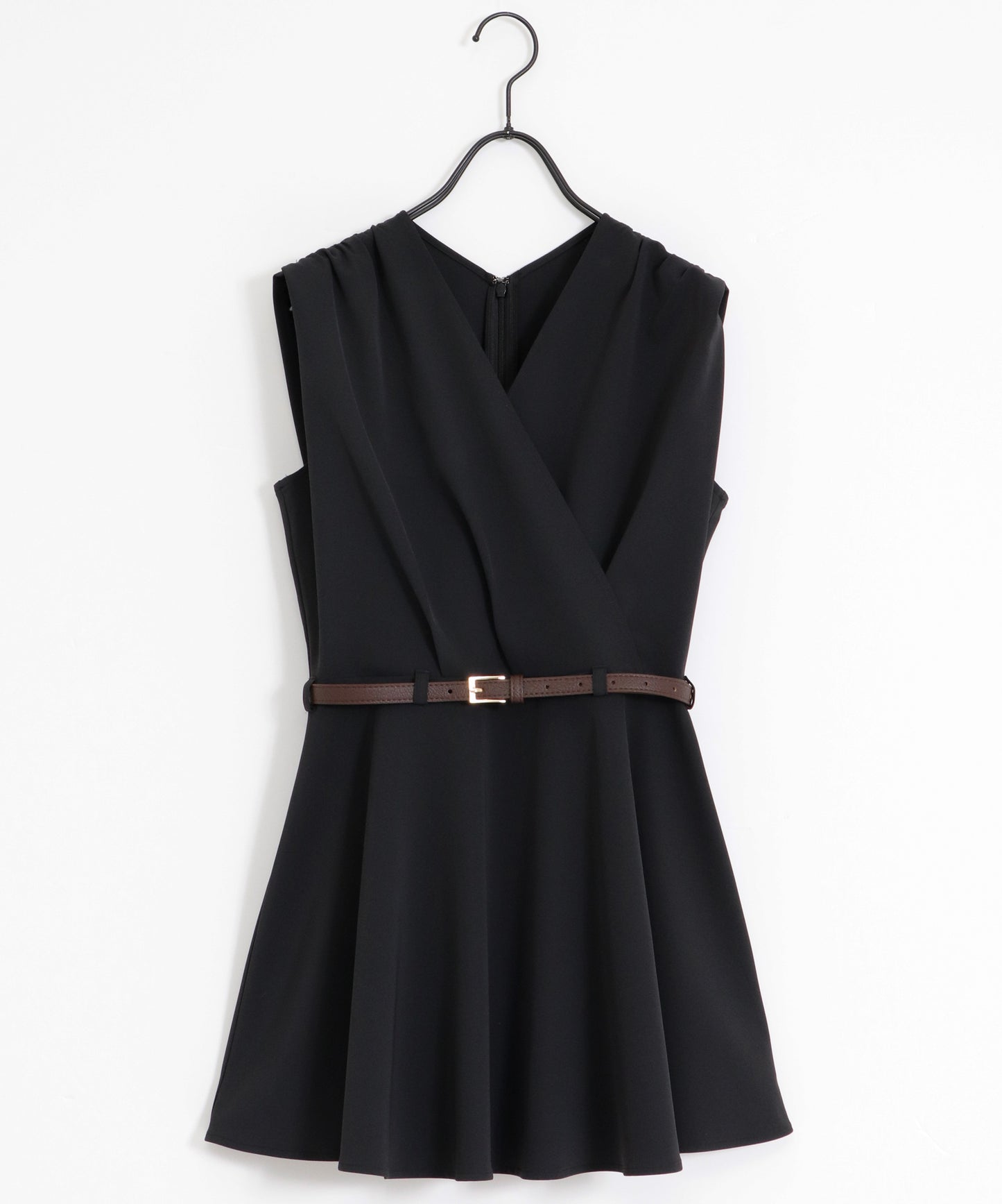 【ベルト付】カシュクールブラウス