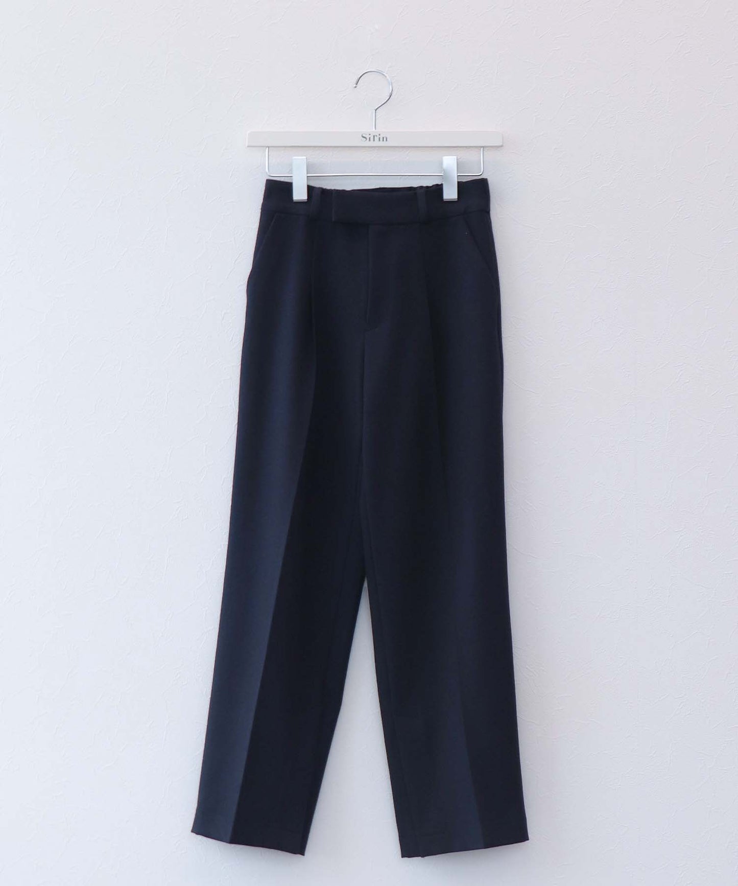 《予約商品 8/6 13:00まで10%OFF》【セット対応】イージーケア スリットストレートパンツ