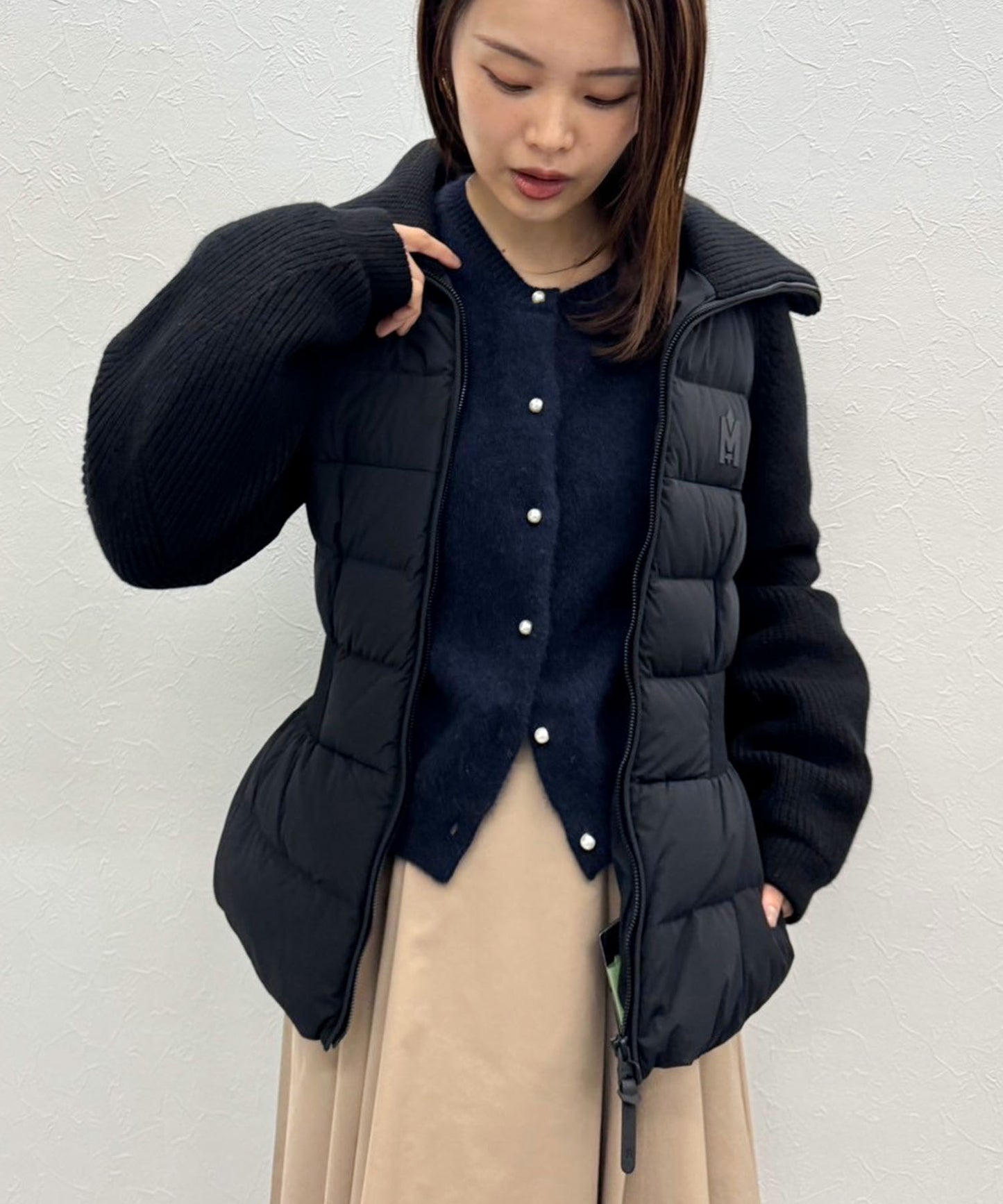 【MACKAGE】FOXY Ladies Mixed Media JK