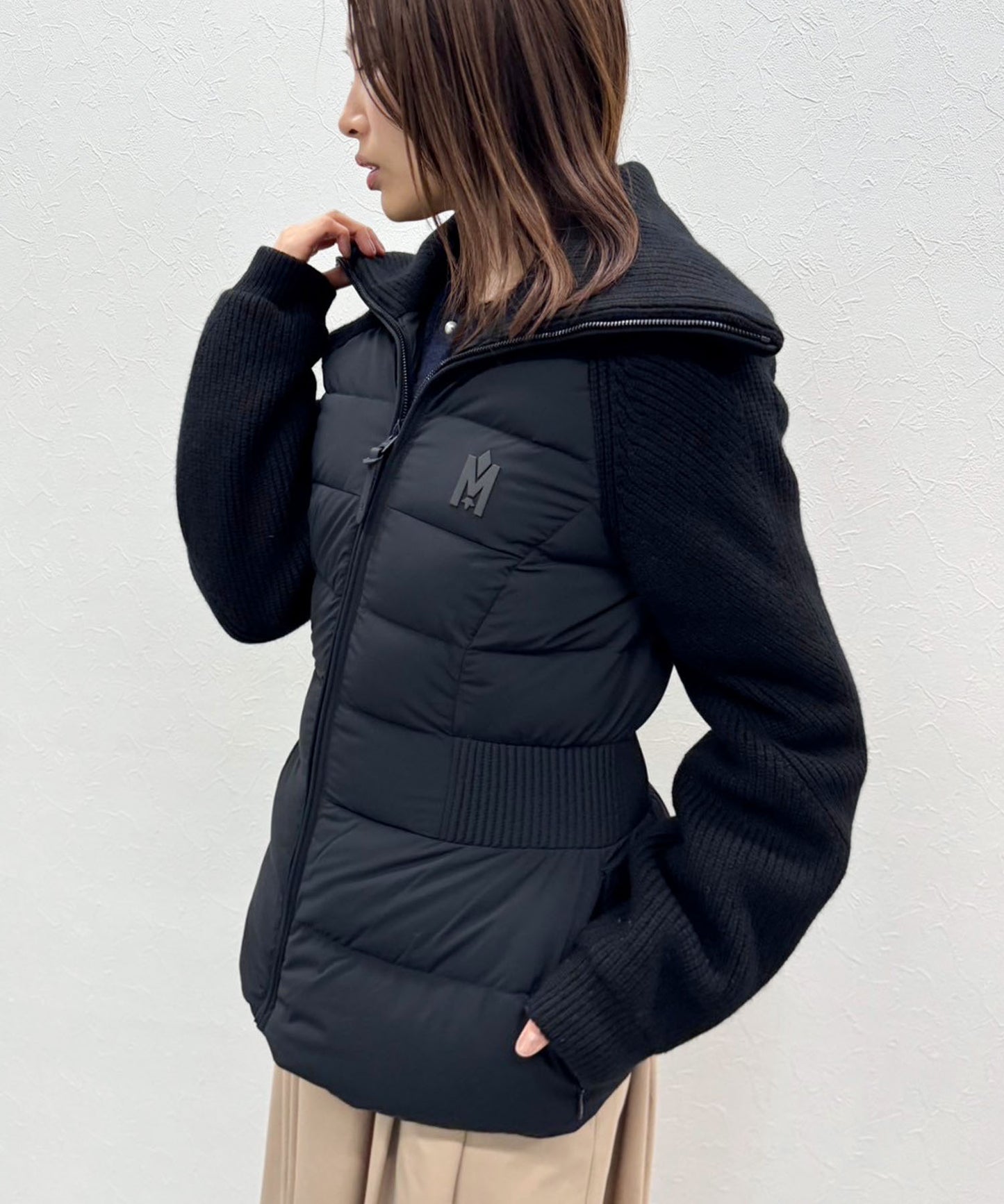 【MACKAGE】FOXY Ladies Mixed Media JK