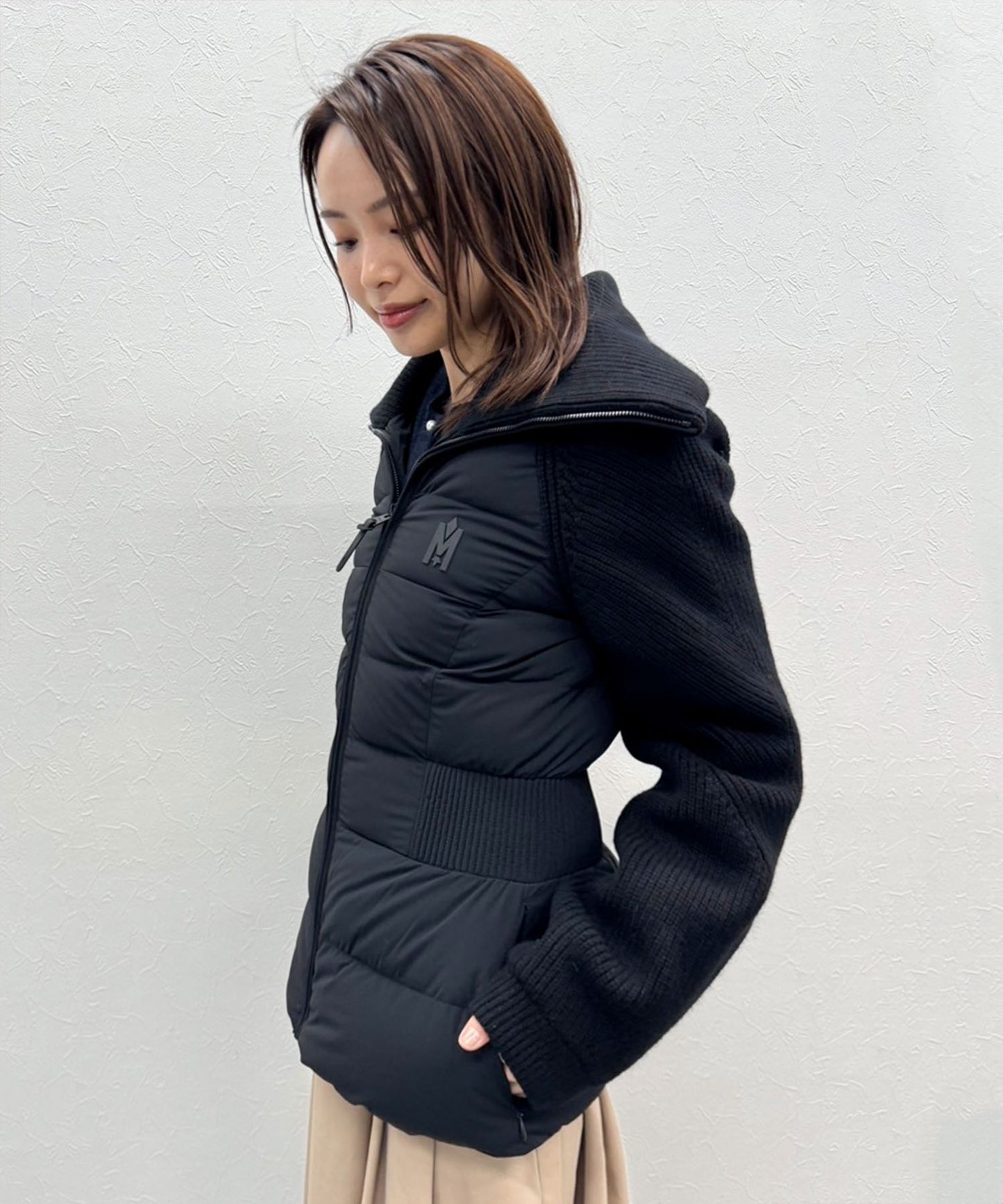 【MACKAGE】FOXY Ladies Mixed Media JK