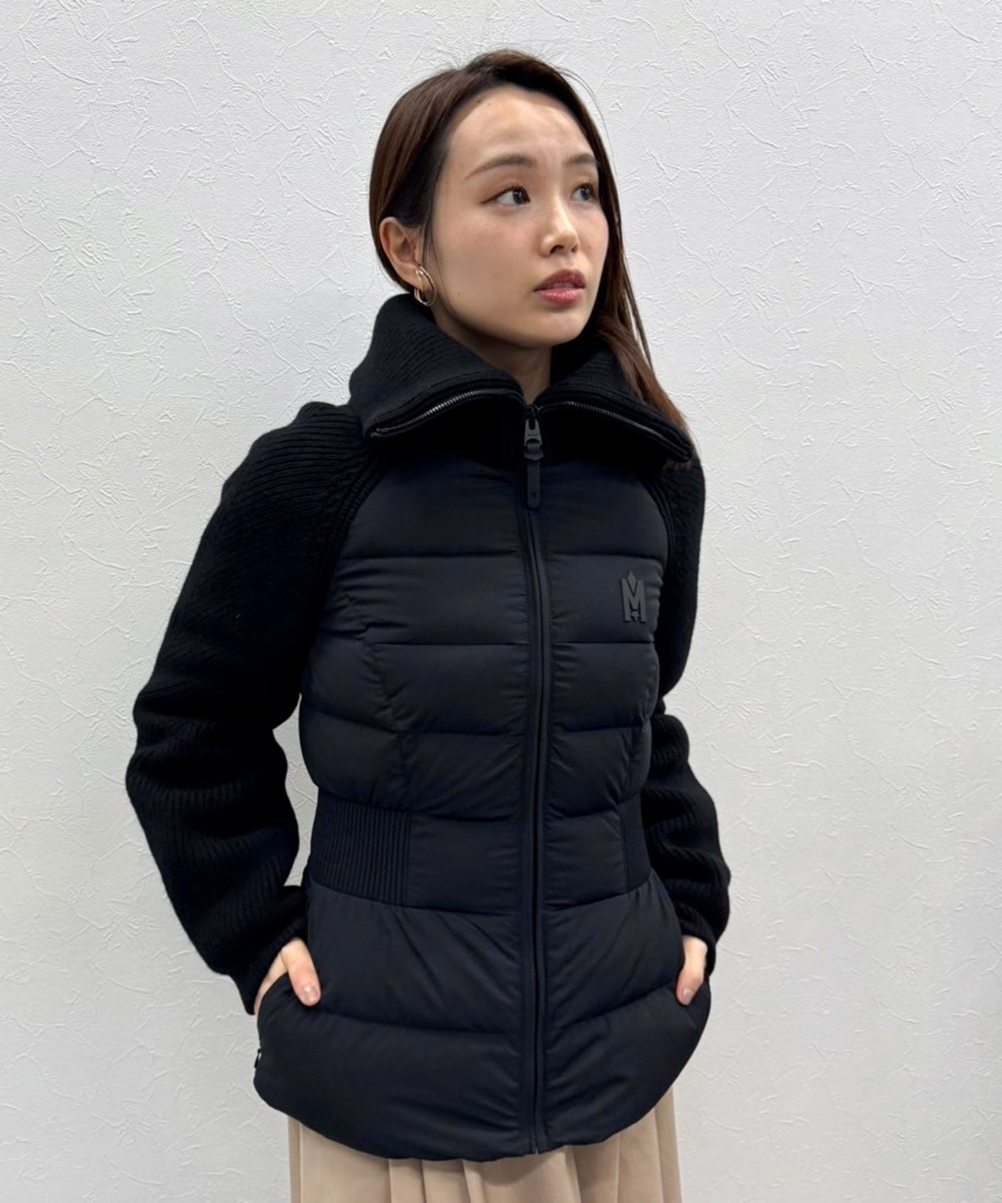 【MACKAGE】FOXY Ladies Mixed Media JK