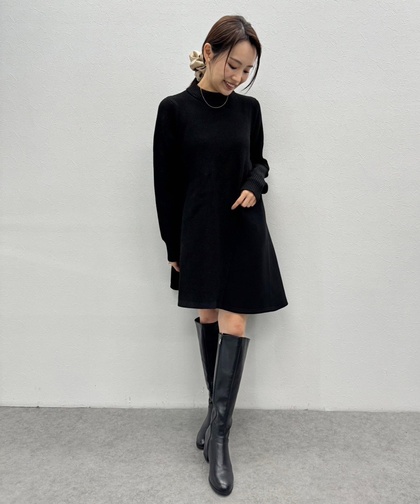 151㎝ ブラック着用