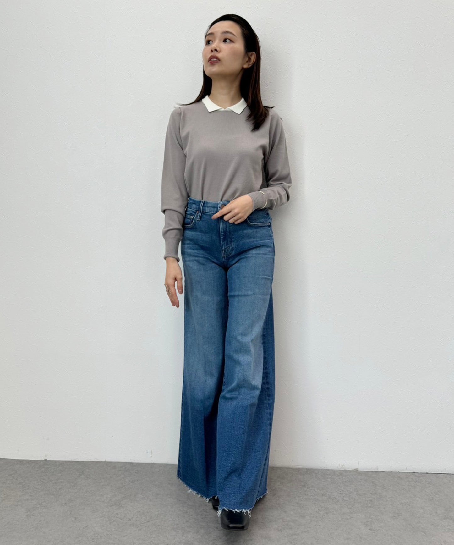 グレー / 151㎝ Fサイズ着用