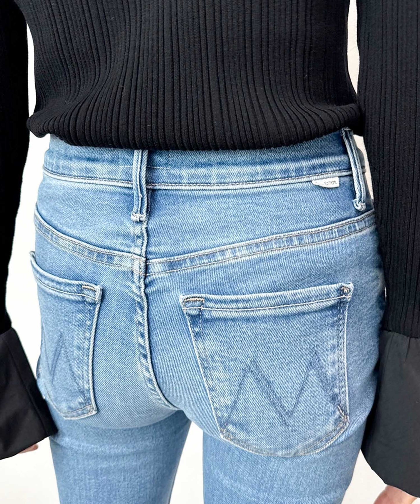【MOTHER】LIL INSIDER CROP STEP FRAY