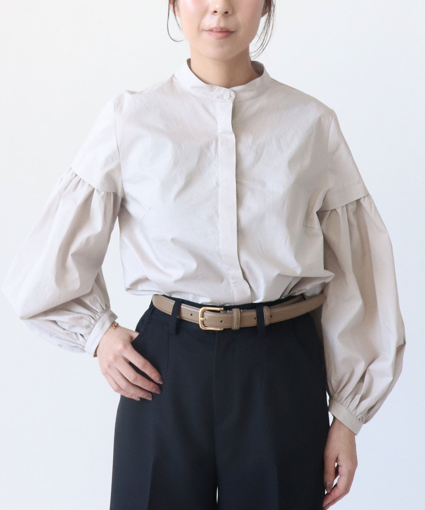 《予約商品》ボリュームスリーブブラウス
