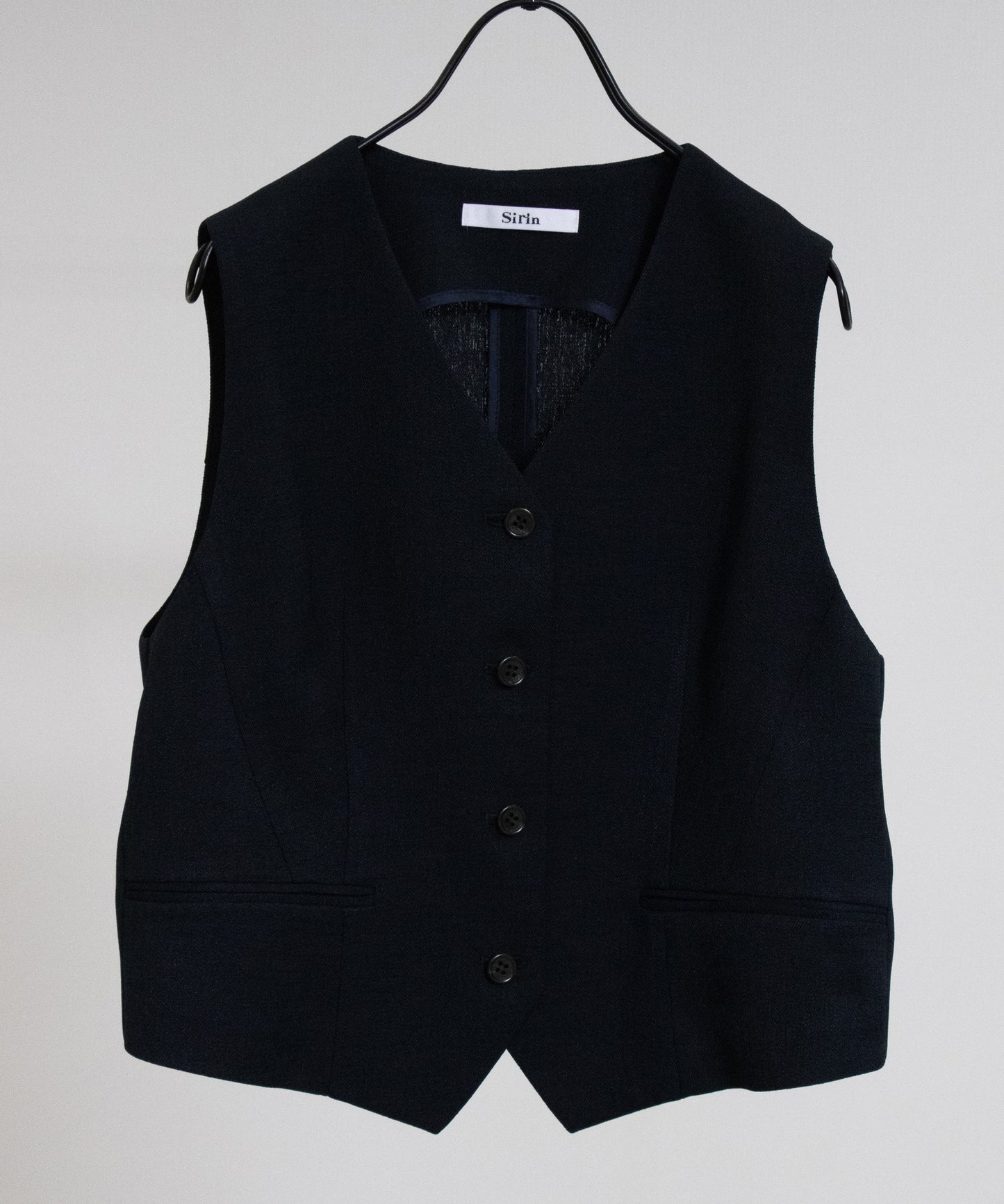 ⦅メディア掲載⦆【リネンライク】ショートジレ