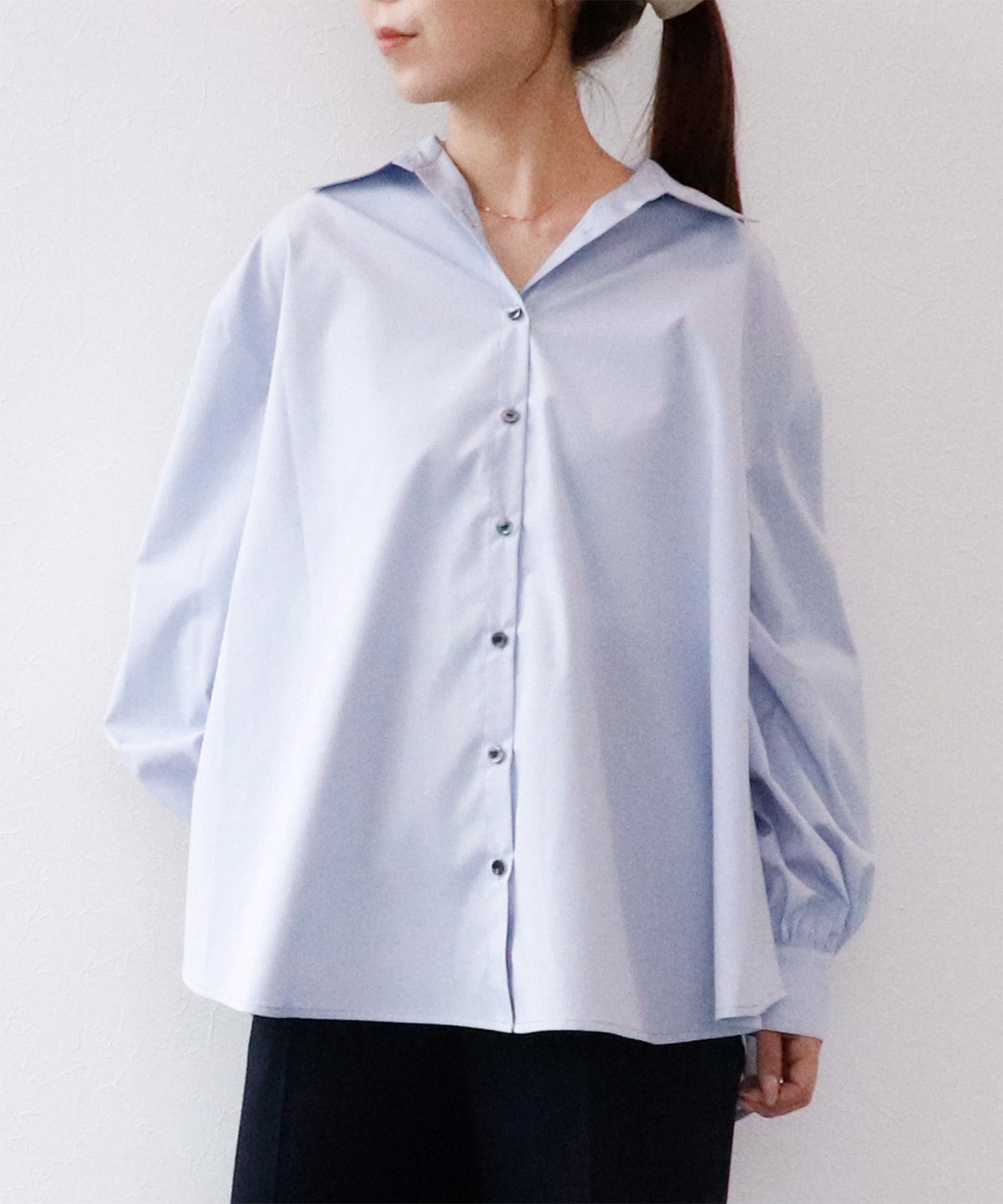 ライトブルー/155cm Fサイズ着用