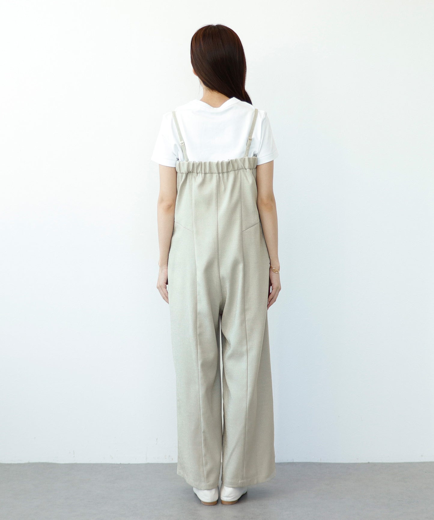 【cahoさんご紹介アイテム】セット対応 リネンライクベアオールインワン