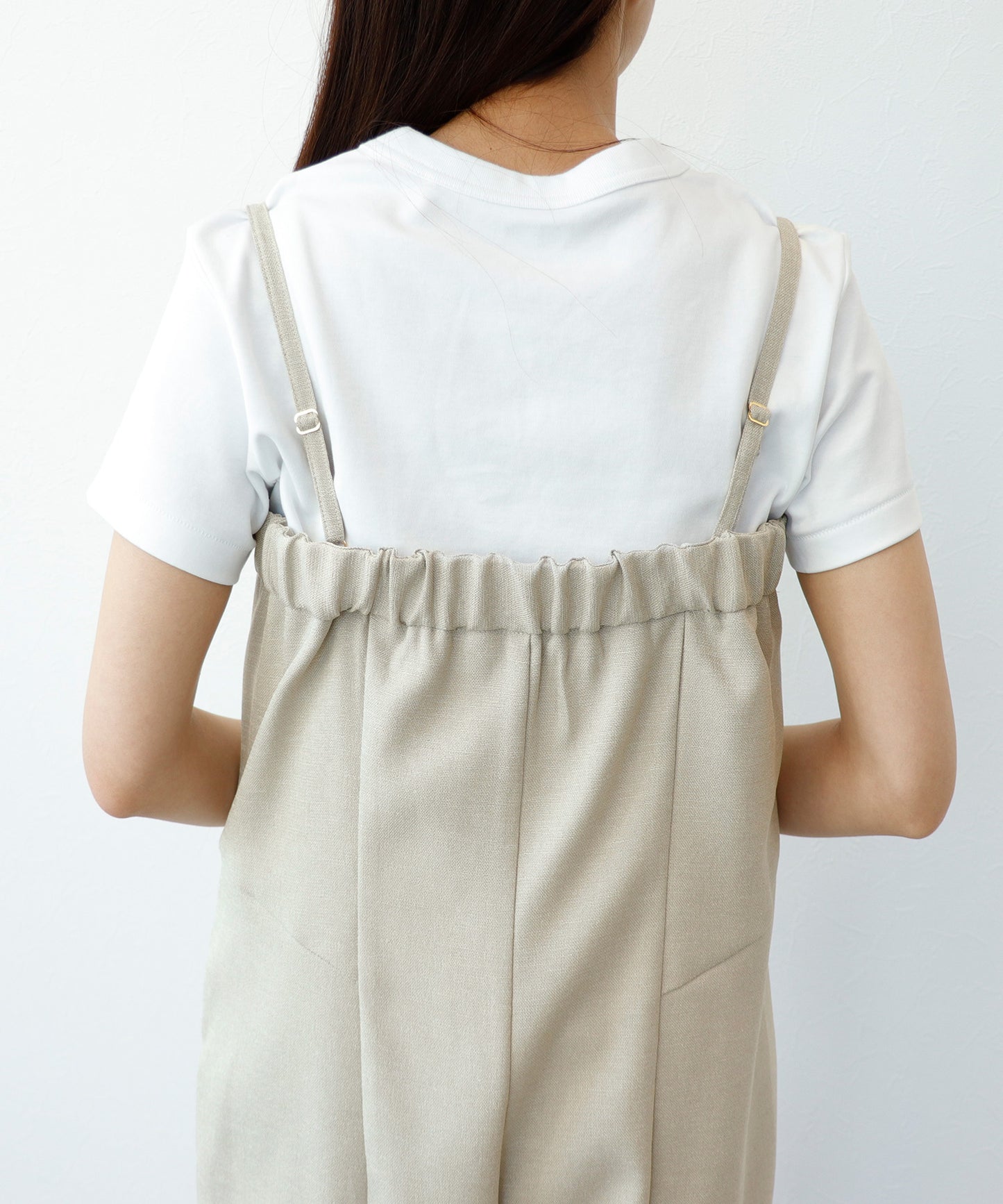 【cahoさんご紹介アイテム】セット対応 リネンライクベアオールインワン