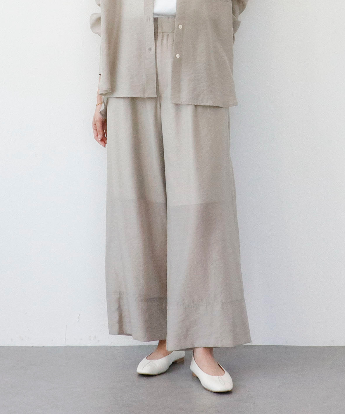 し*ん様 山内　ギャラリーショップ限定　シルク　パンツ セット対応】シルクブレンドシアーパンツ – Sirin Online Store