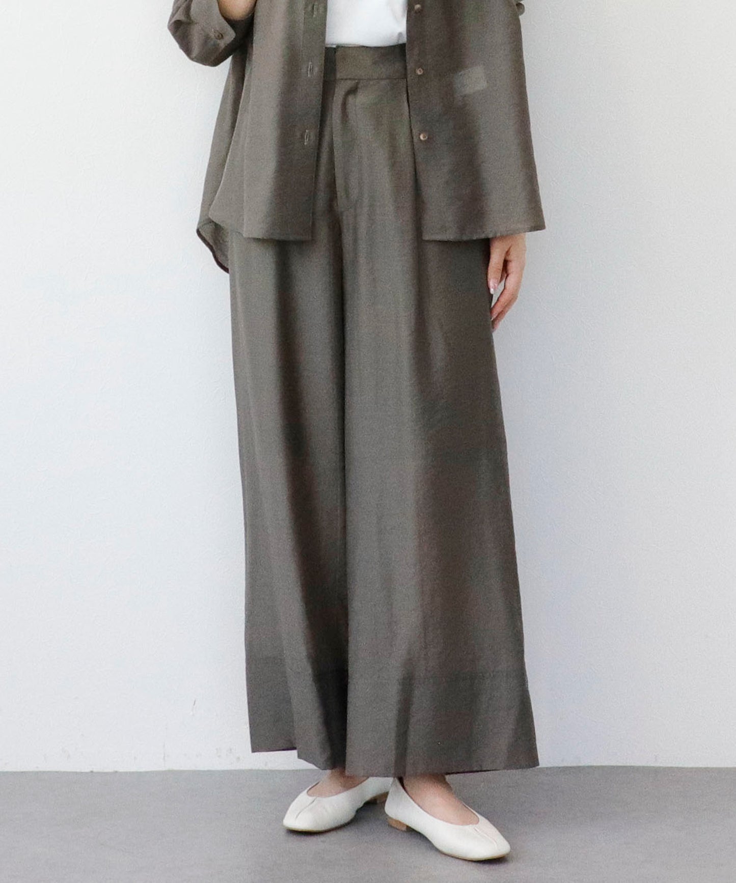 【セット対応】シルクブレンドシアーパンツ