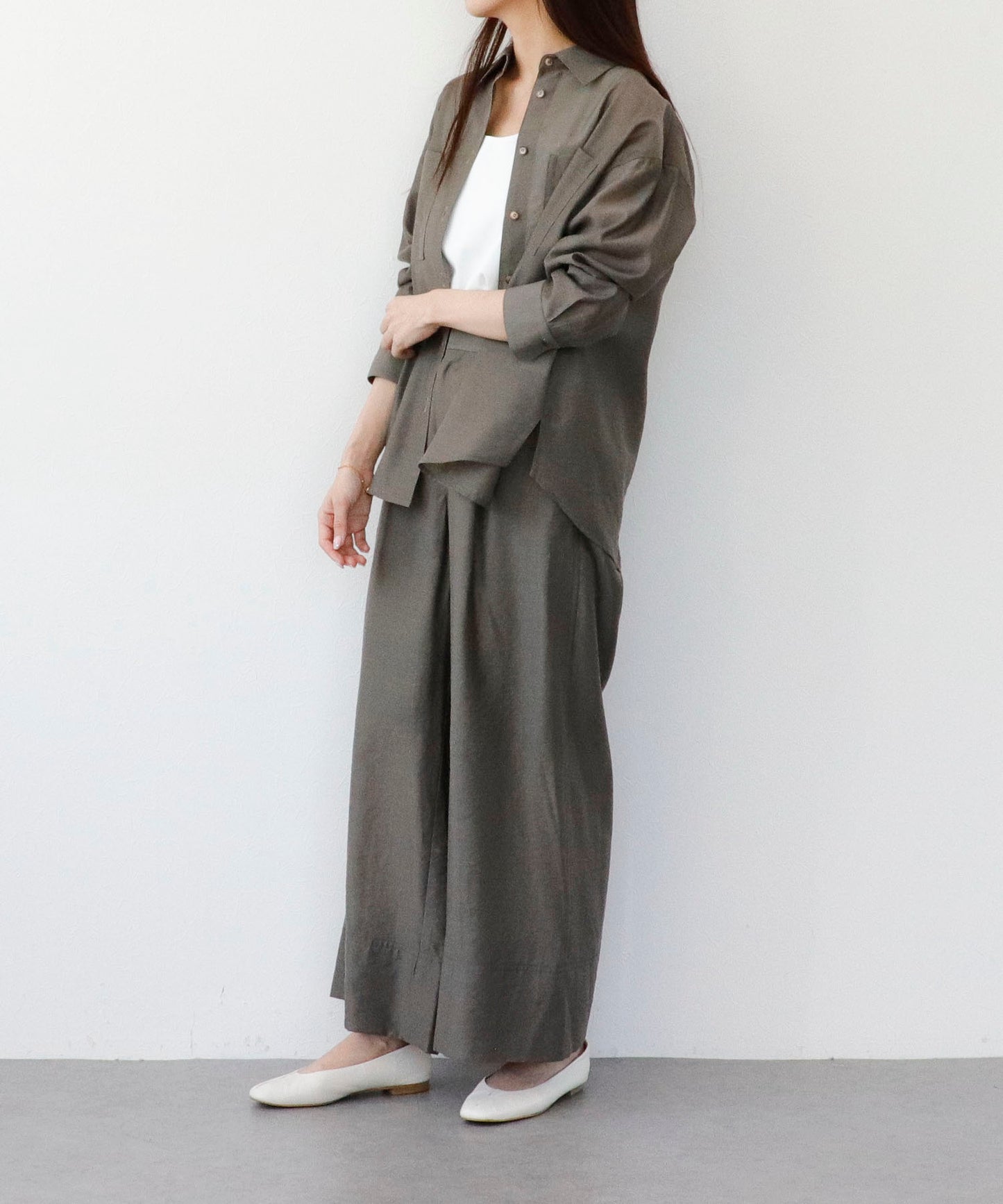 【セット対応】シルクブレンドシアーパンツ