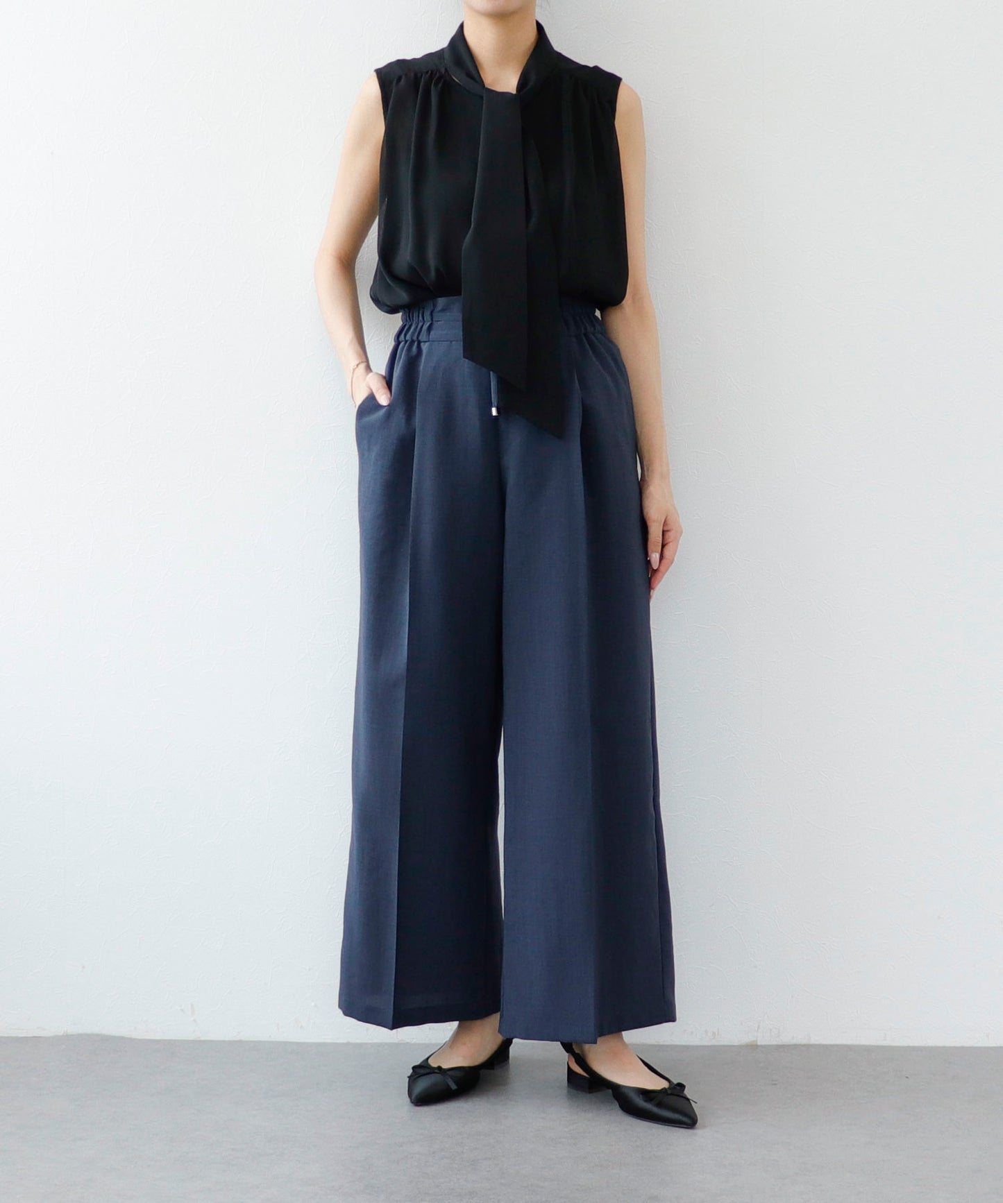 ブラック 155cm/Fサイズ着用