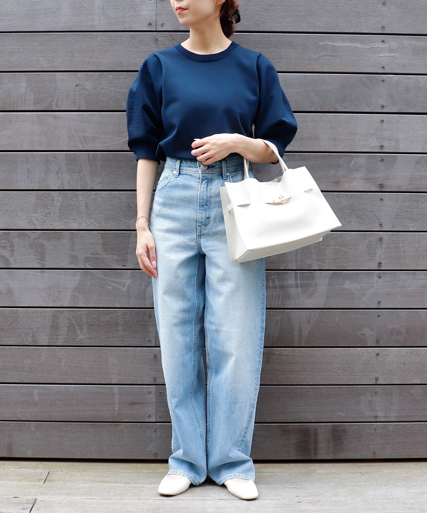 ネイビー 155cm /Fサイズ着用